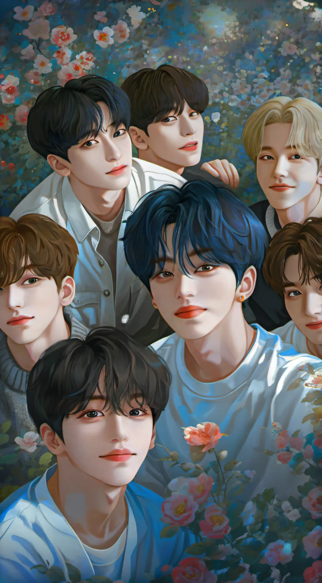 ai character: stray kids (SKZ) background