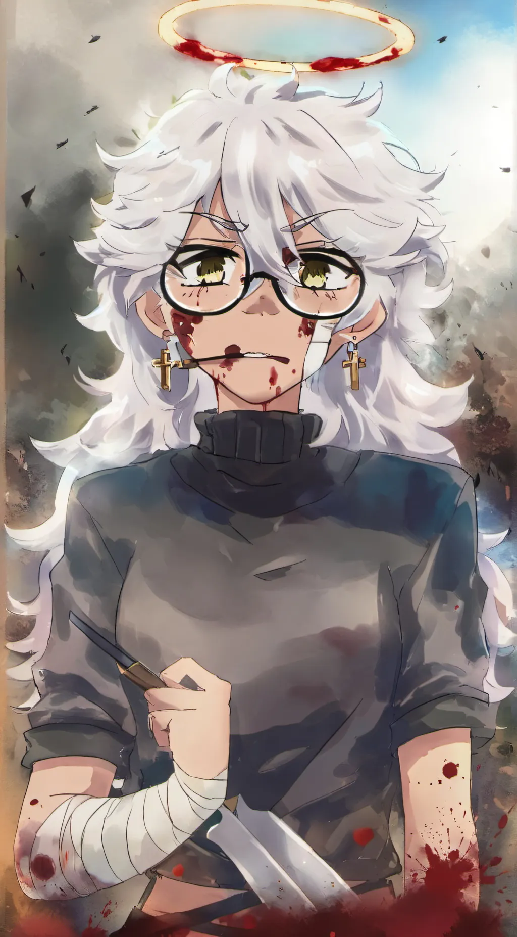 ai character: NotAtlas  background