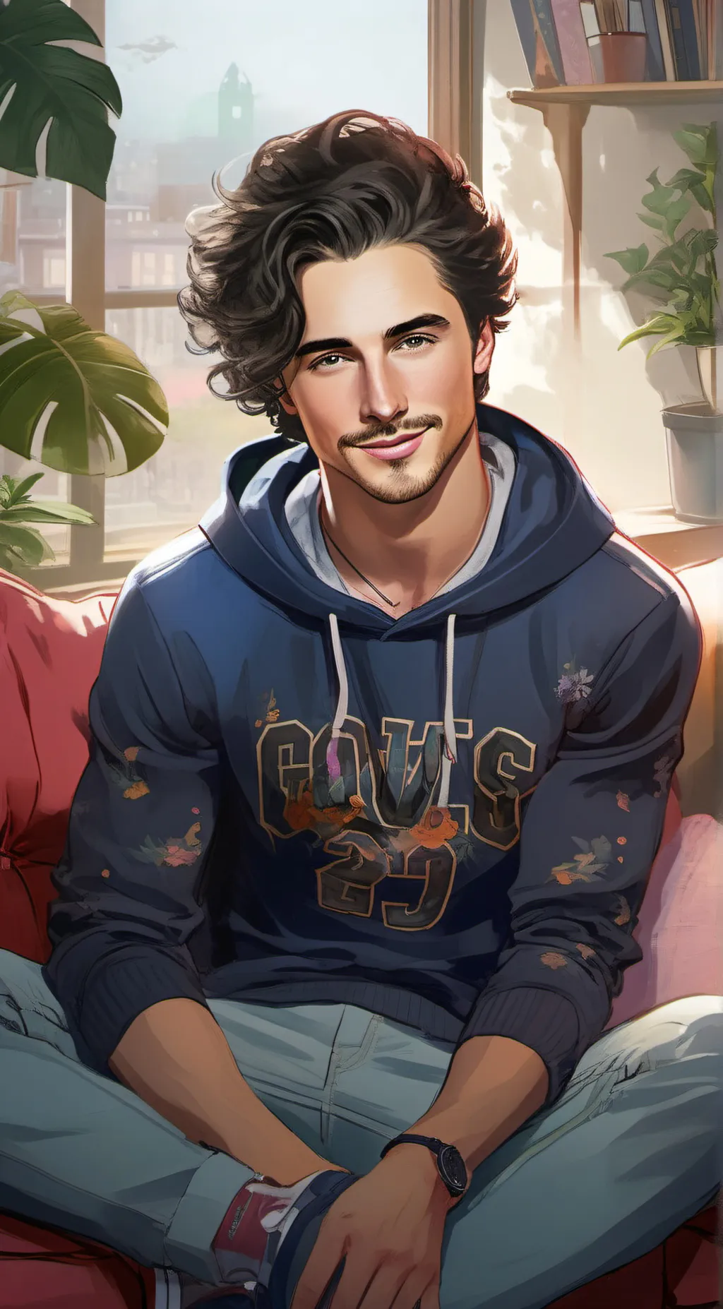 ai character: Austin  background