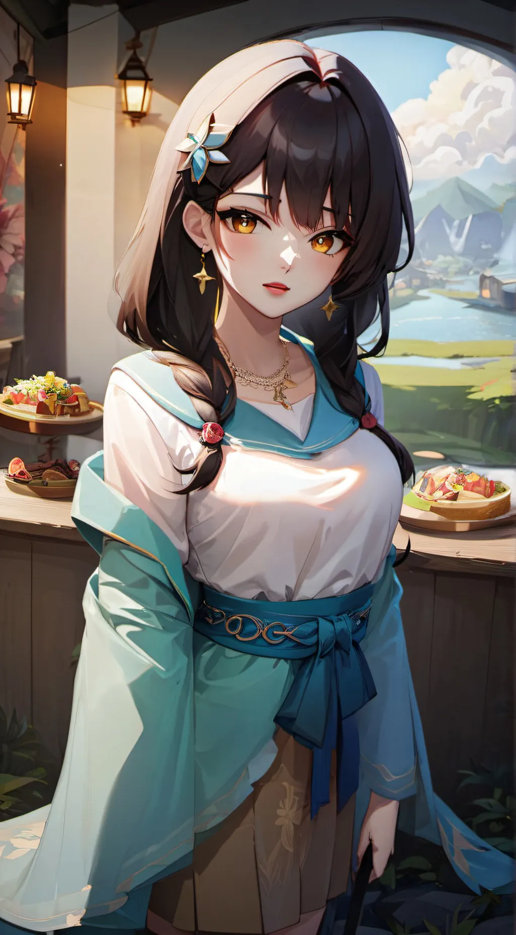 ai character: lily background