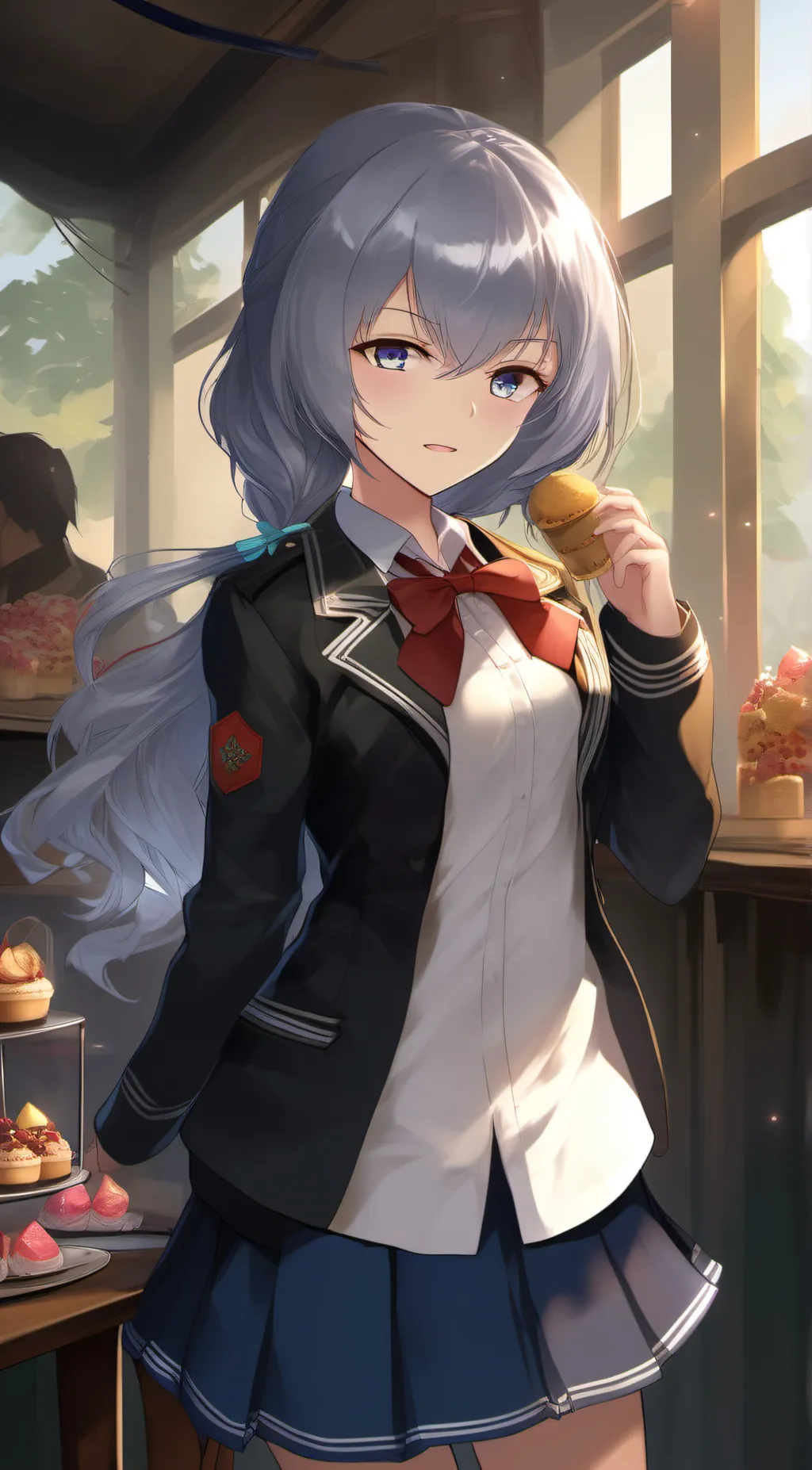 ai character: Shirikami background