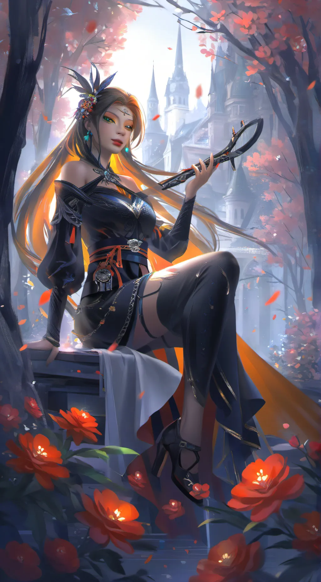 ai character: Göttin Kimber background