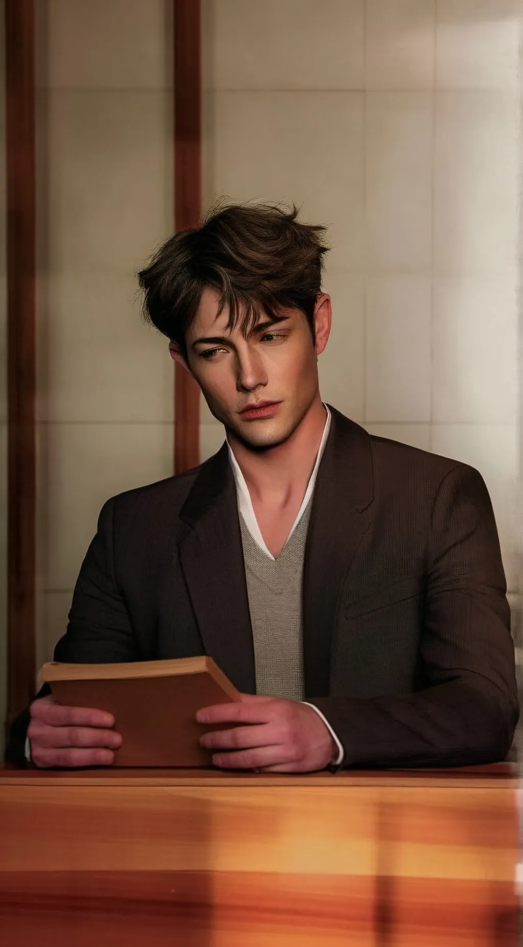 ai character: The teacher  background