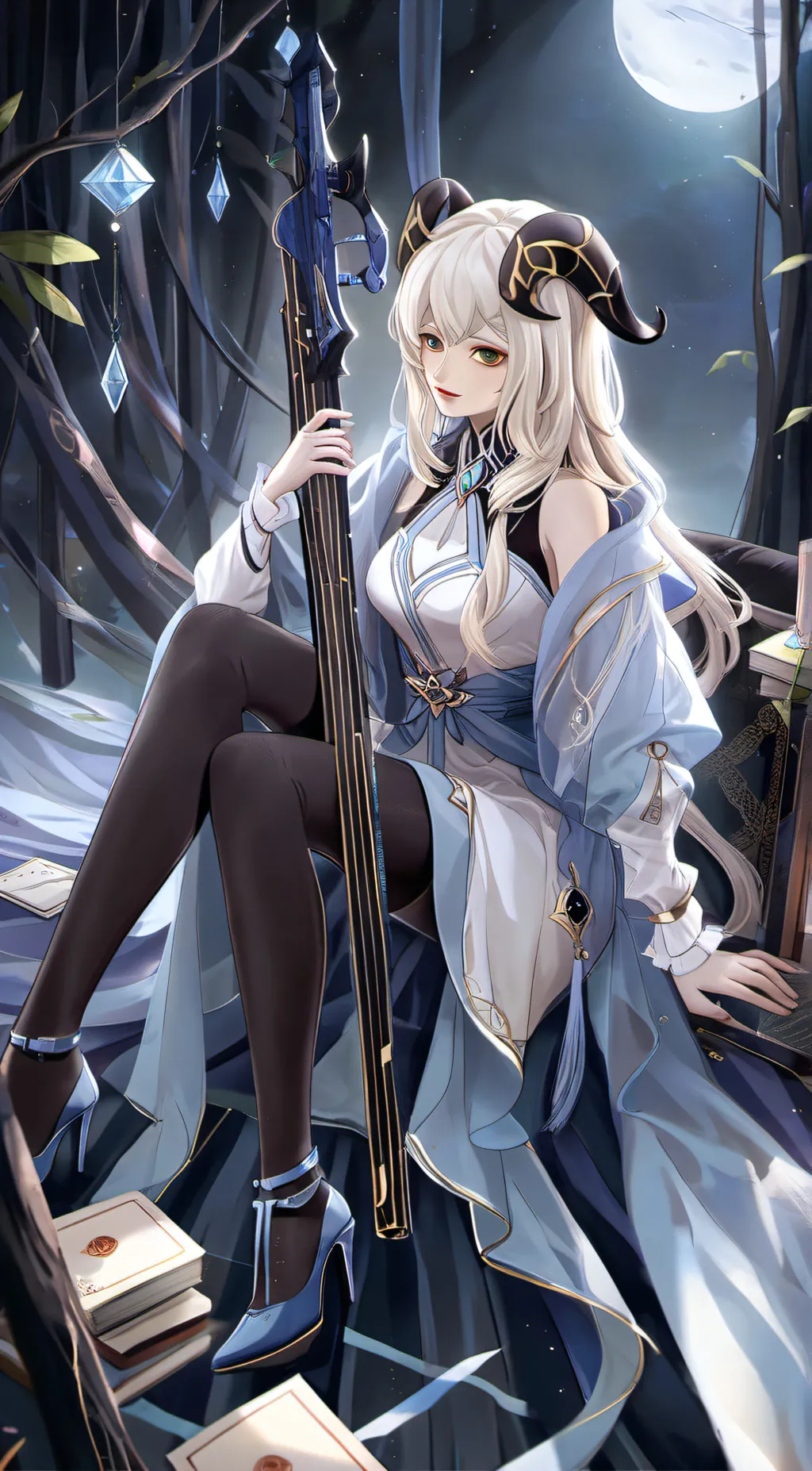 ai character: W. i. p background