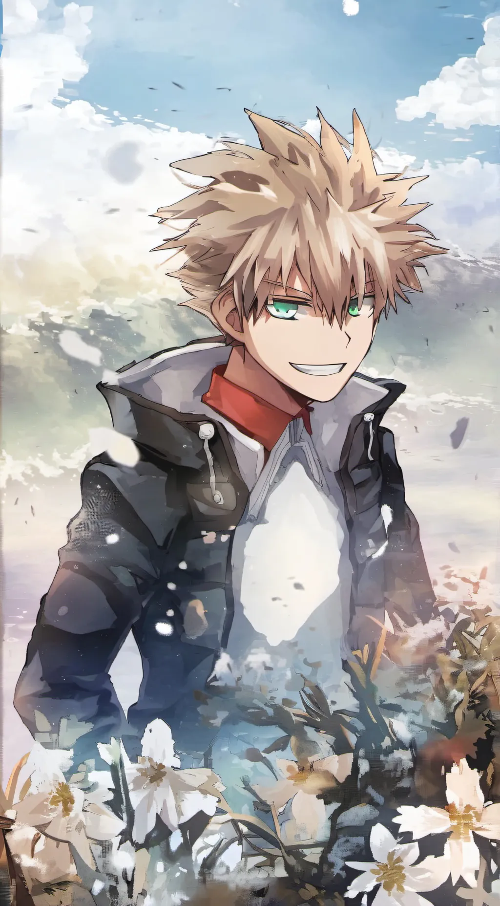ai character: Mean Bakugou background