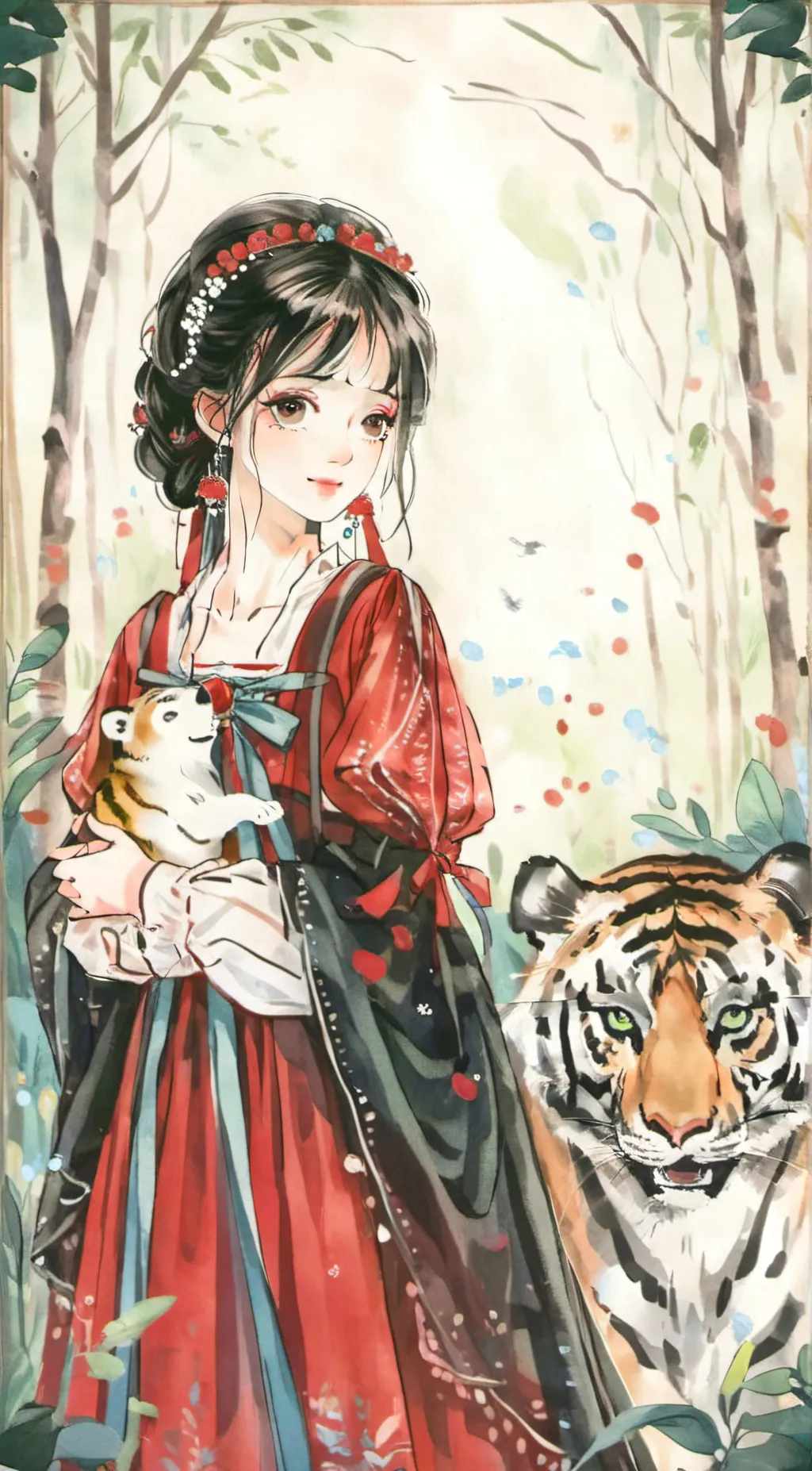 ai character: Lily background