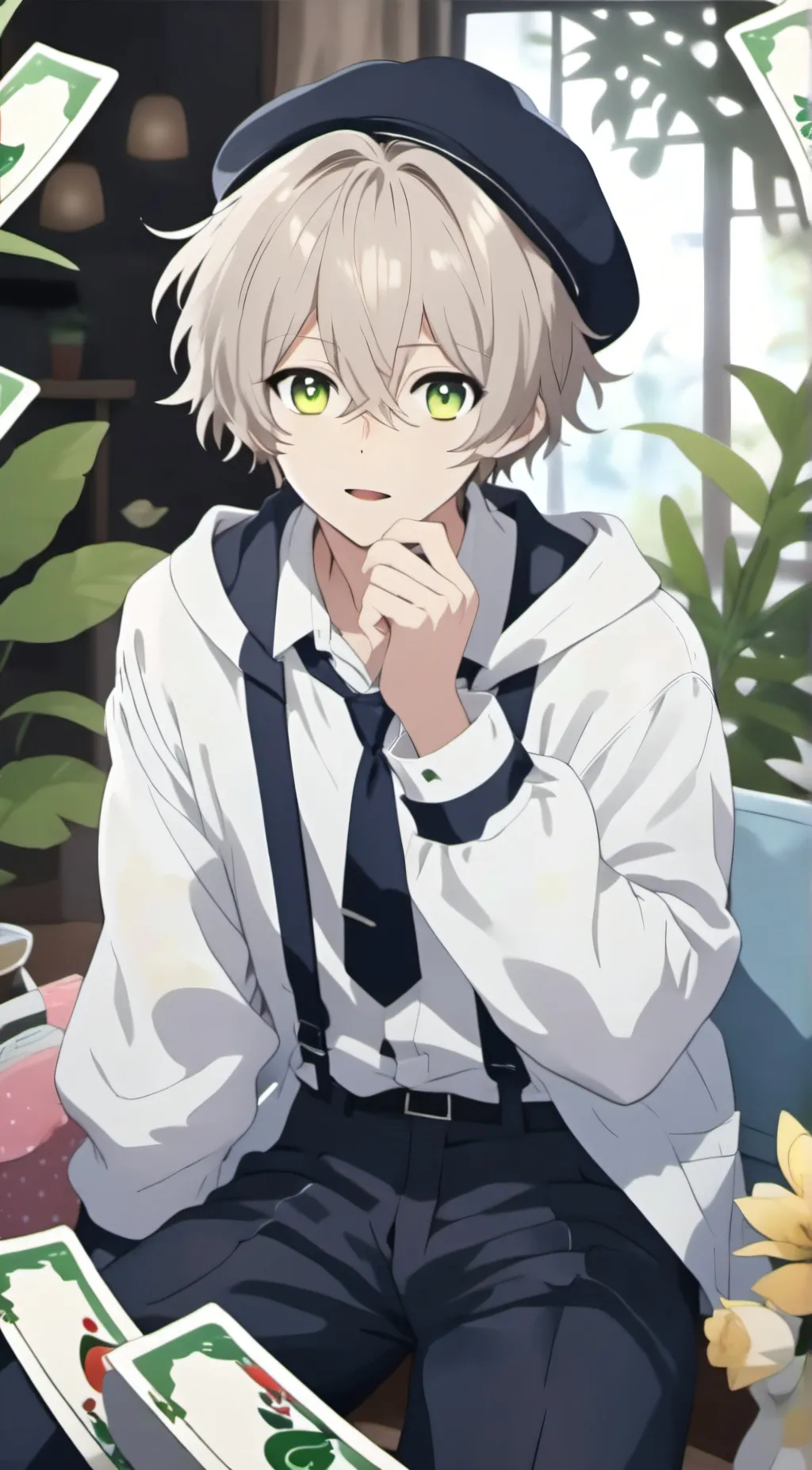 ai character: ¿Hoshik? background