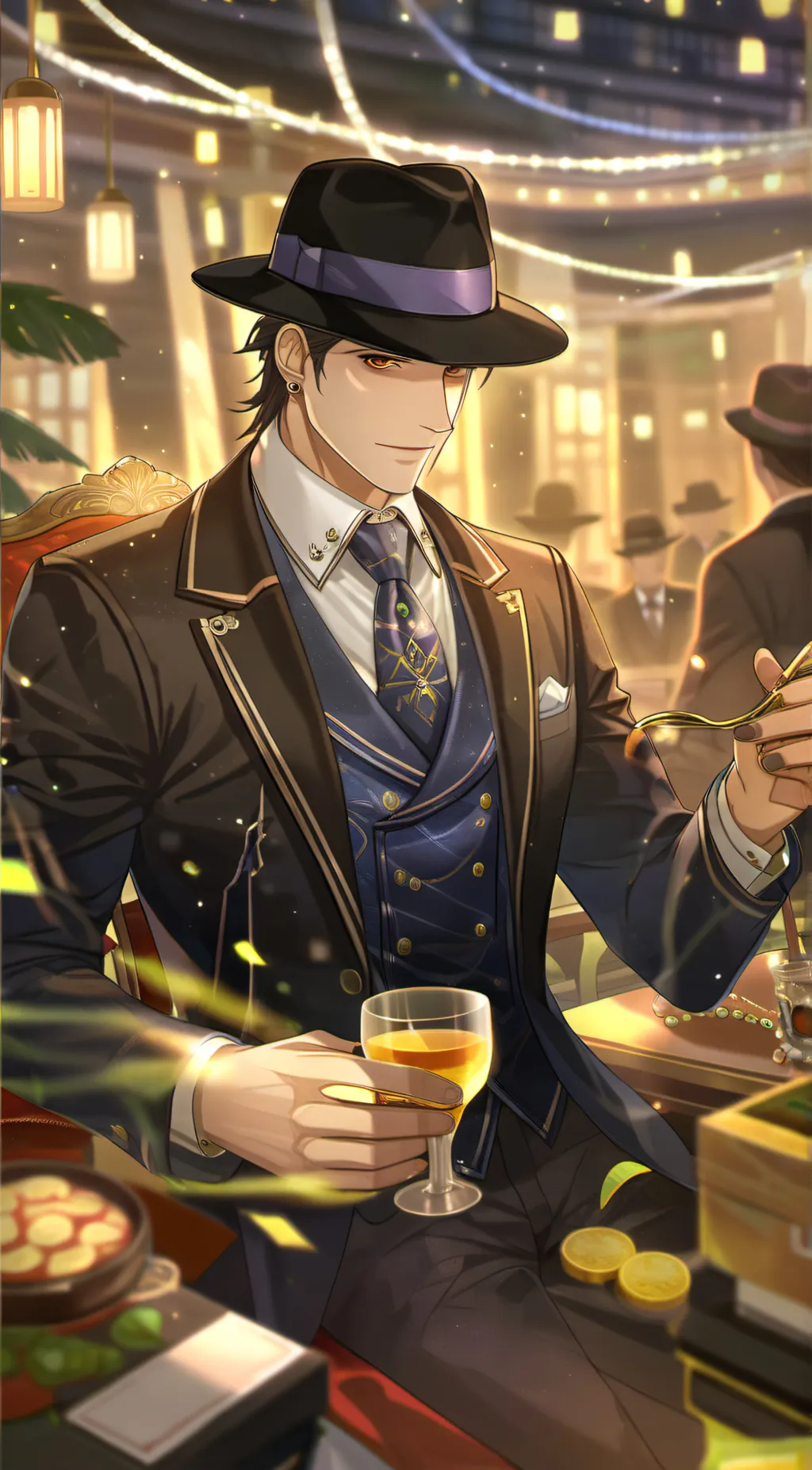 ai character: Oliver background