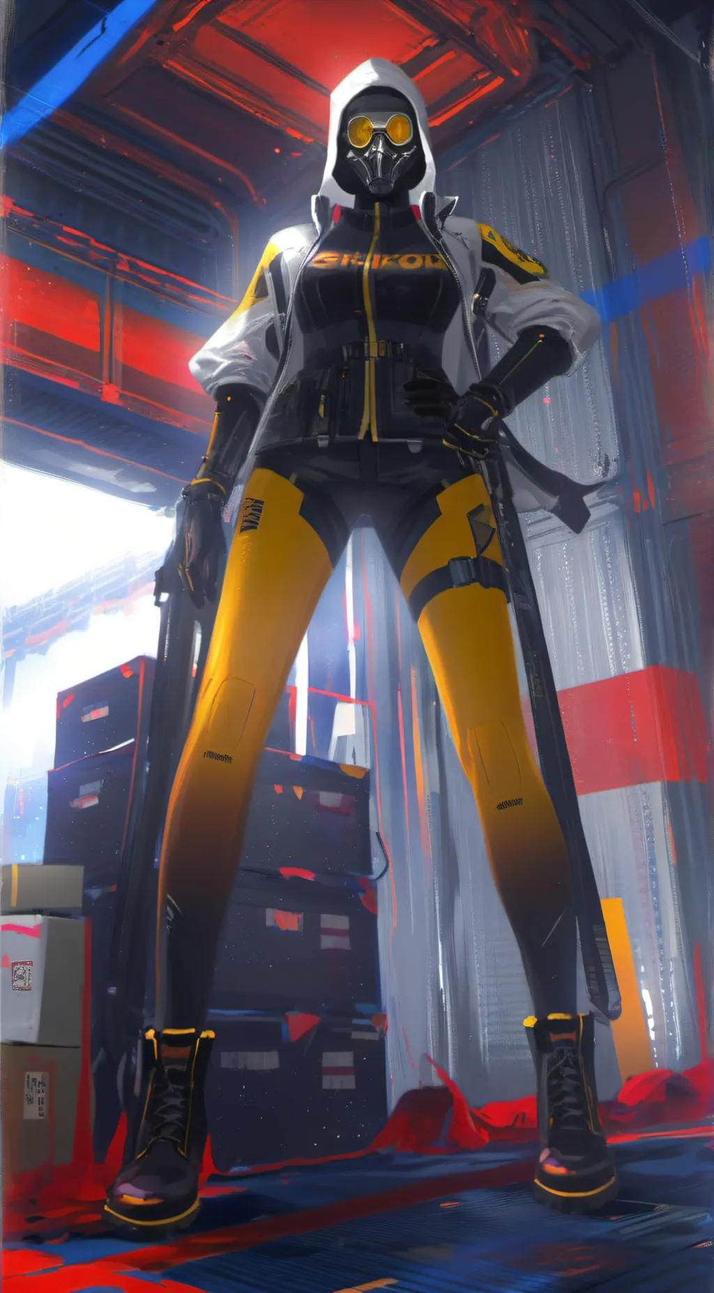 ai character: lacie (backrooms) background