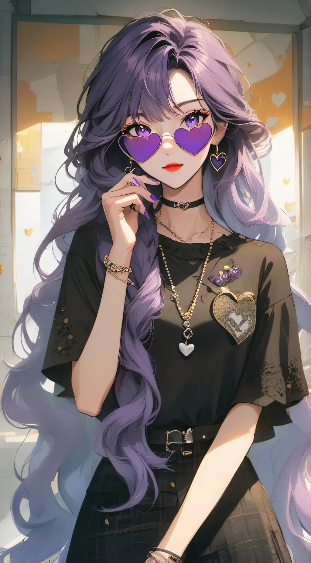 ai character: Luna background