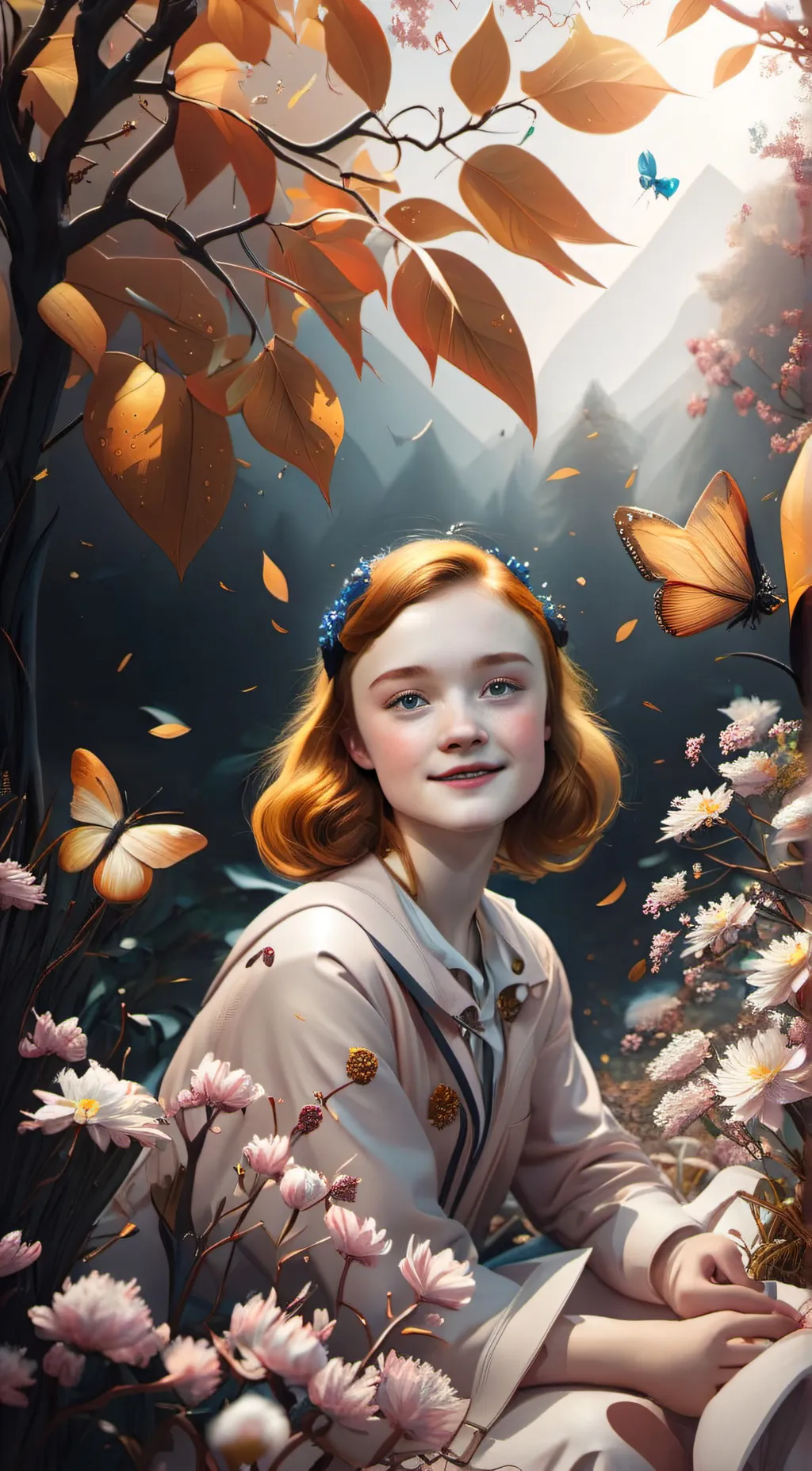 ai character: Luna background