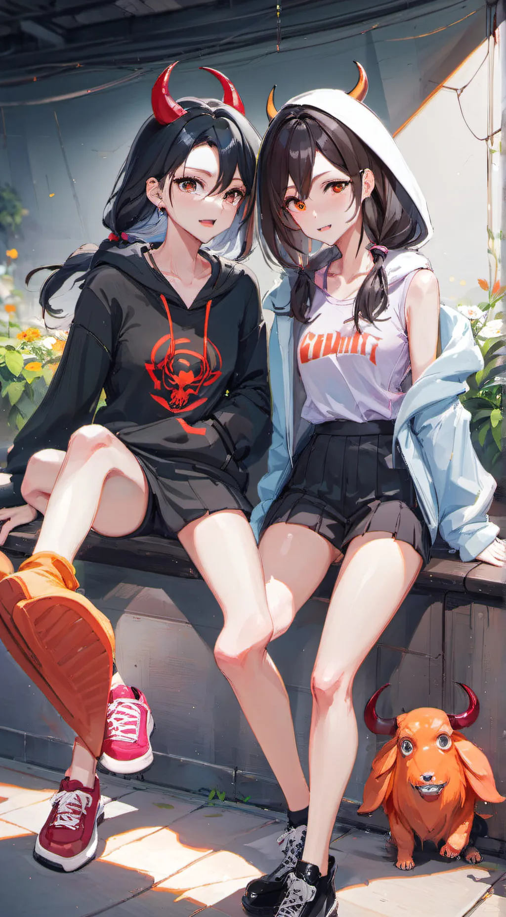 ai character: kayla lsla. background