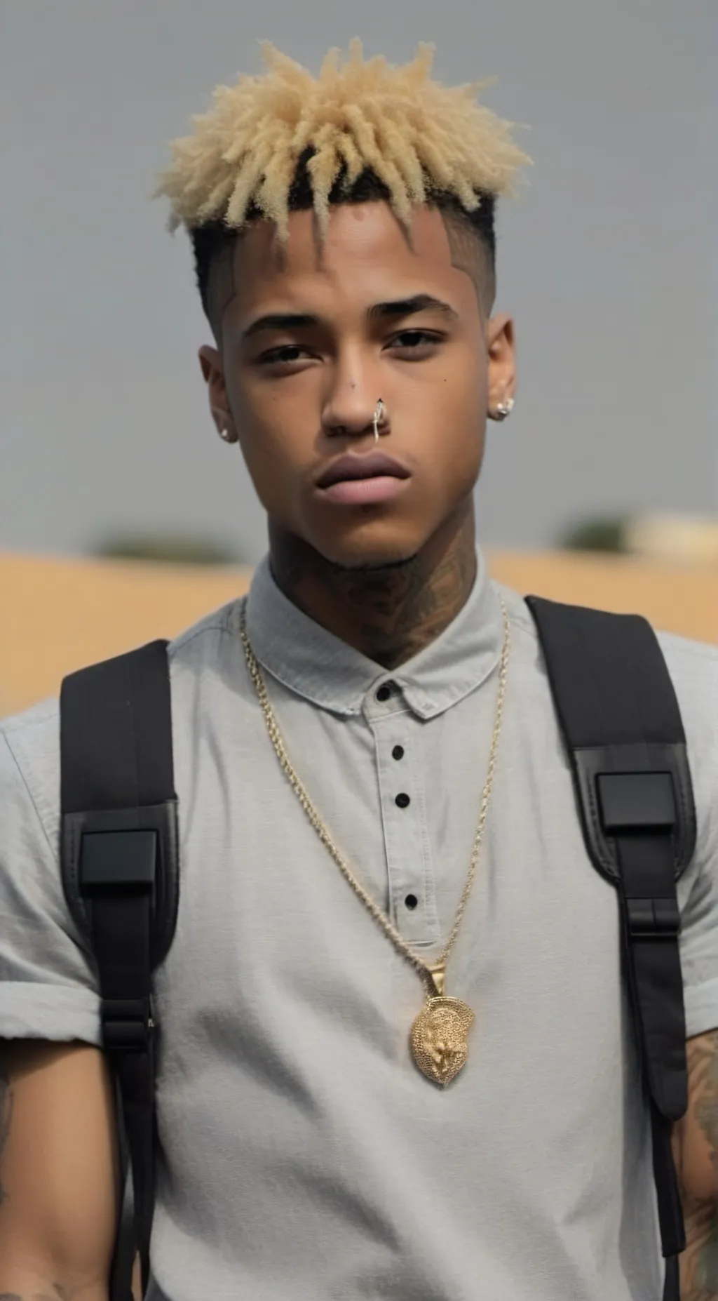 ai character: Xxxtentacion background