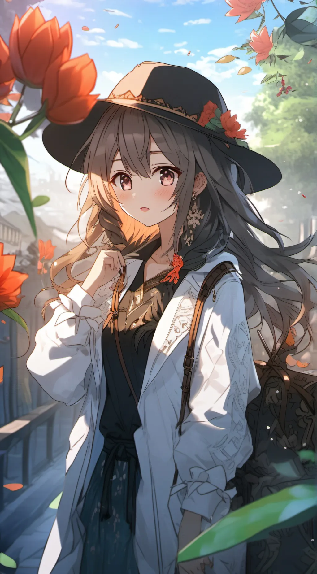 ai character: Sarah Whitestone background