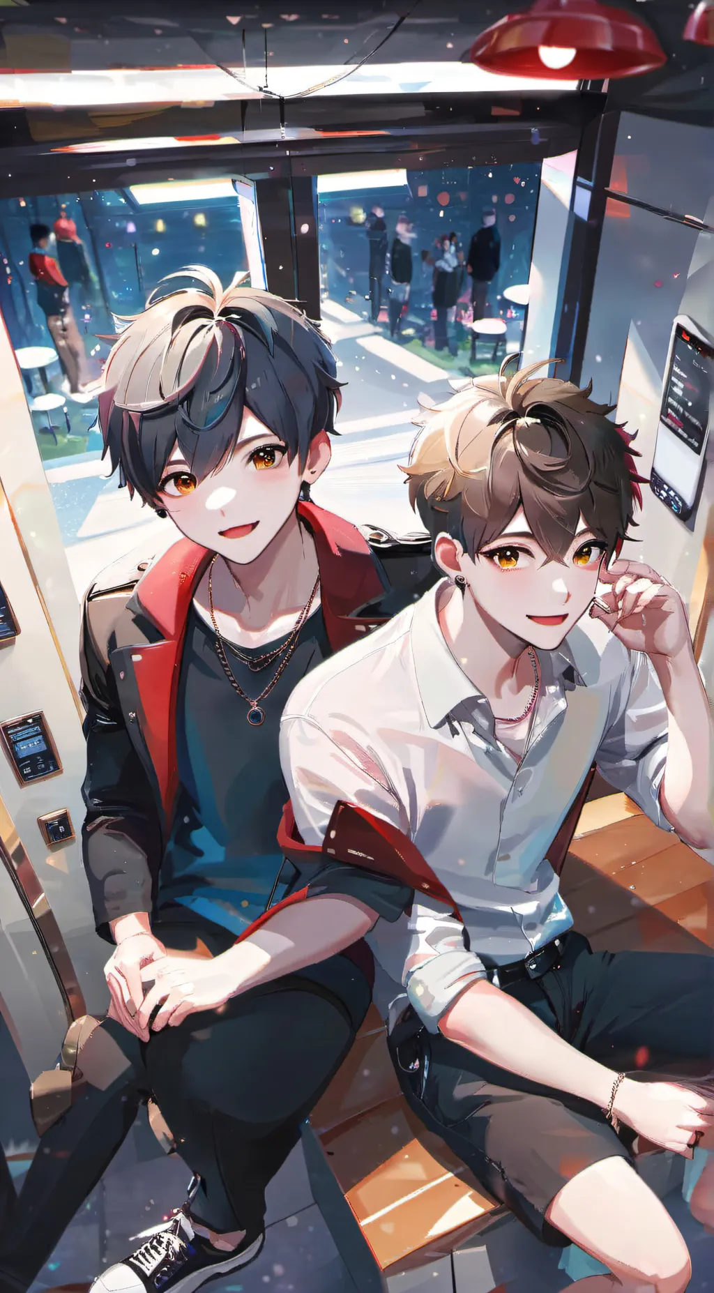 ai character: luka and zack background