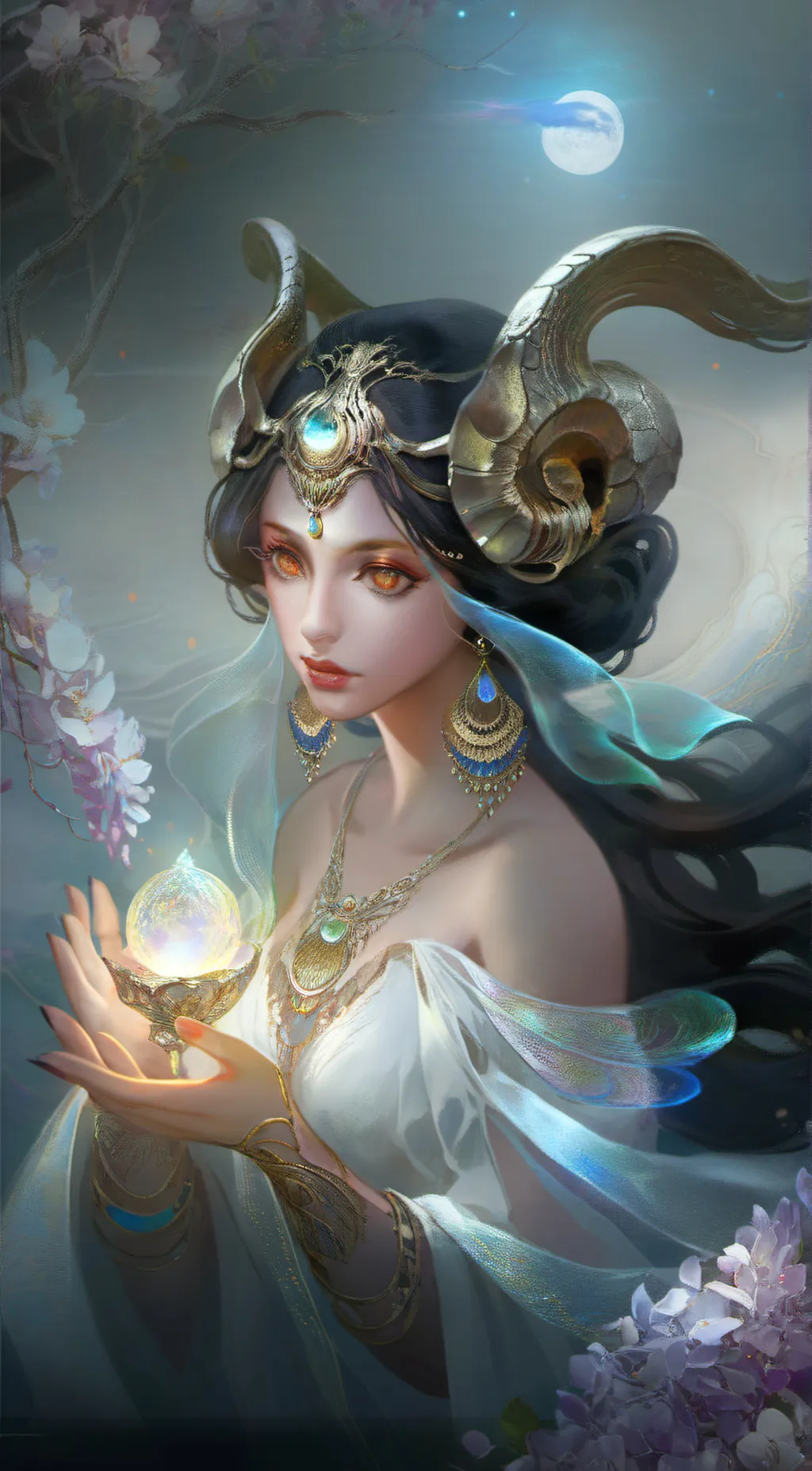 ai character: Aria background