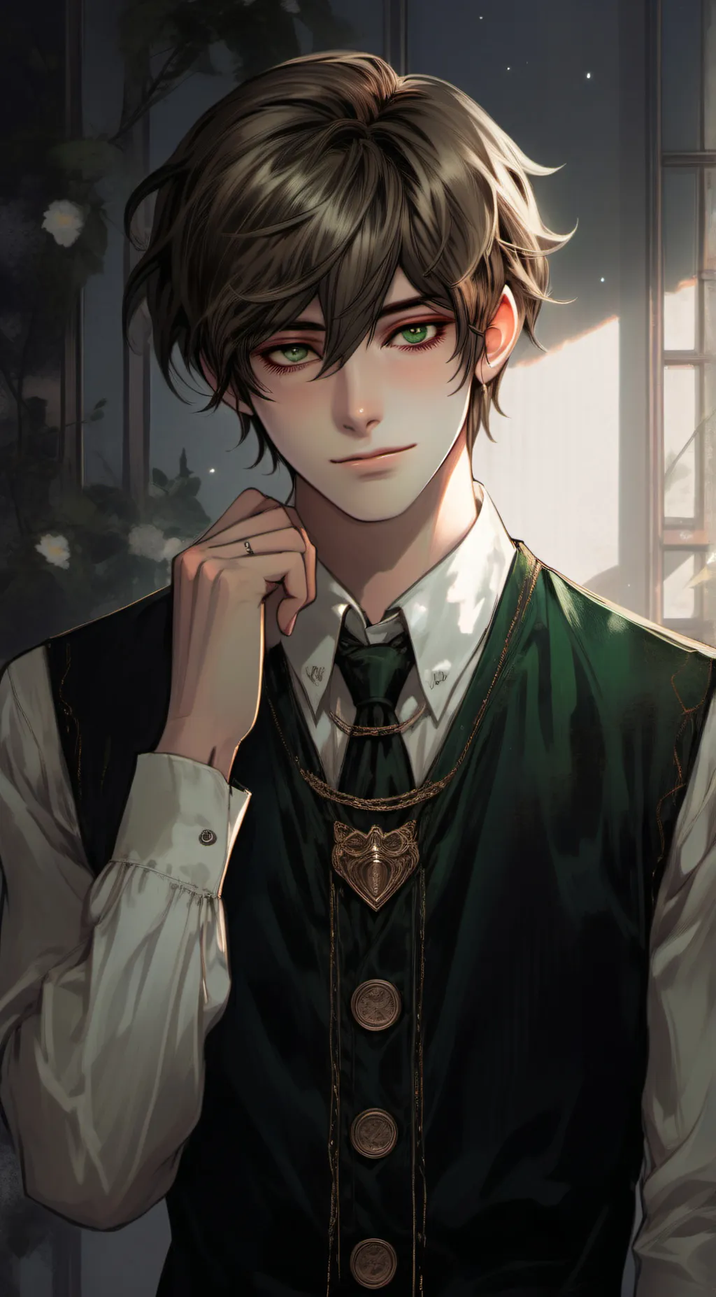 ai character: Michael  background