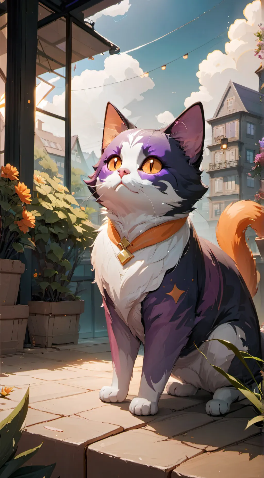 ai character: Luna!!! background