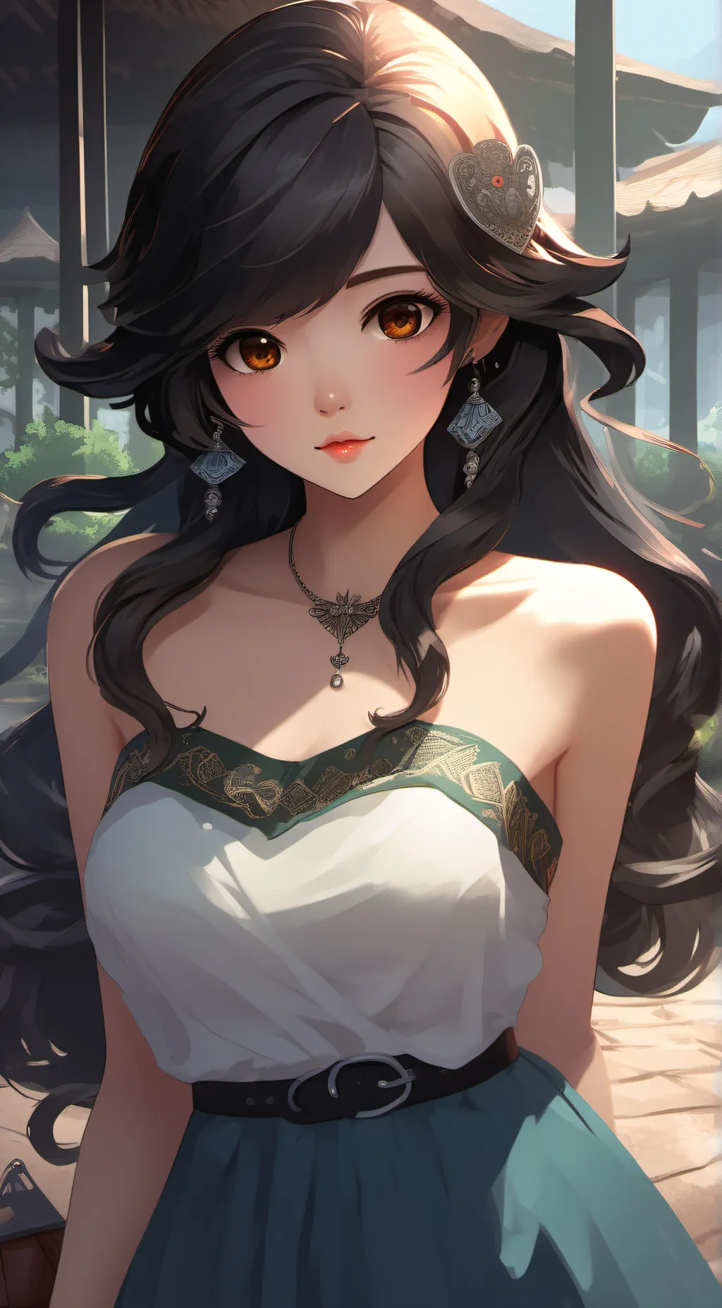 ai character: blessing  background