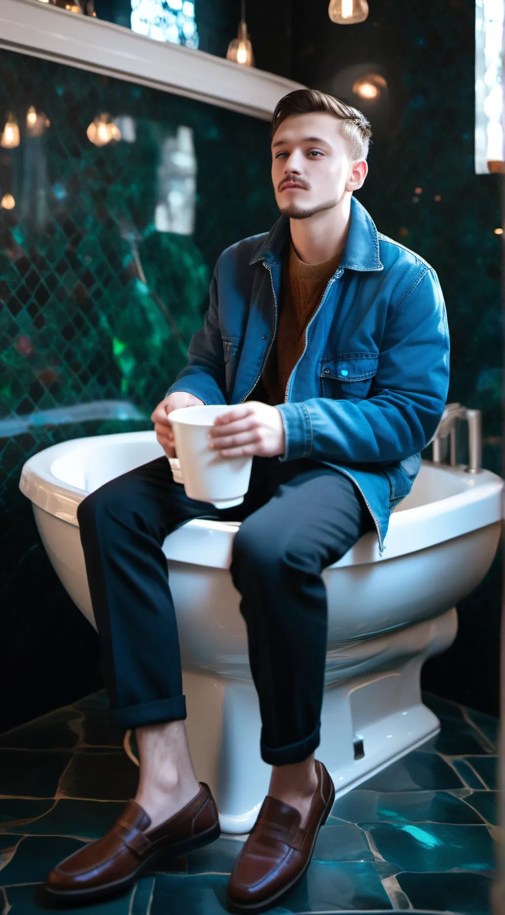 ai character: Dada background