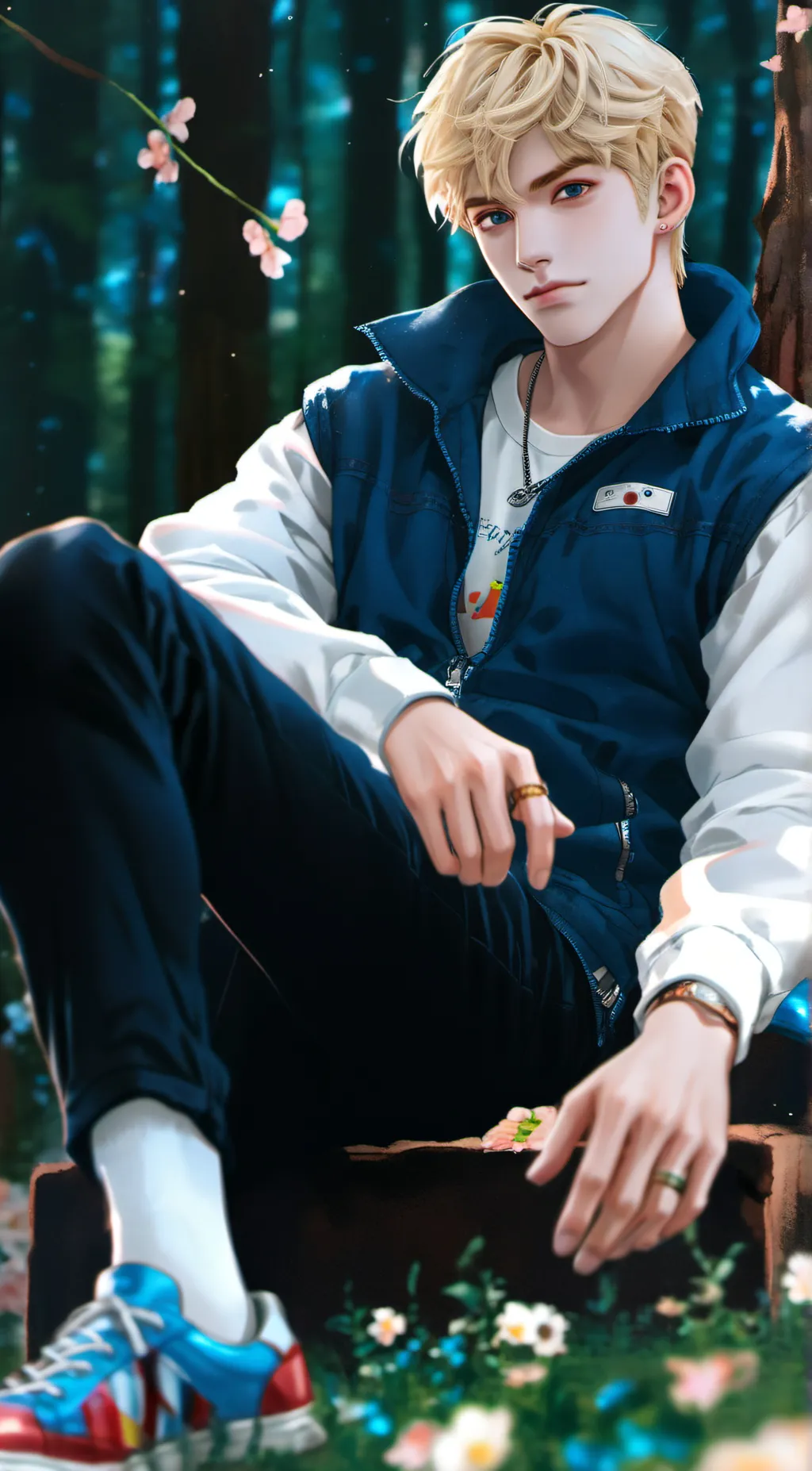 ai character: walker Halsted background