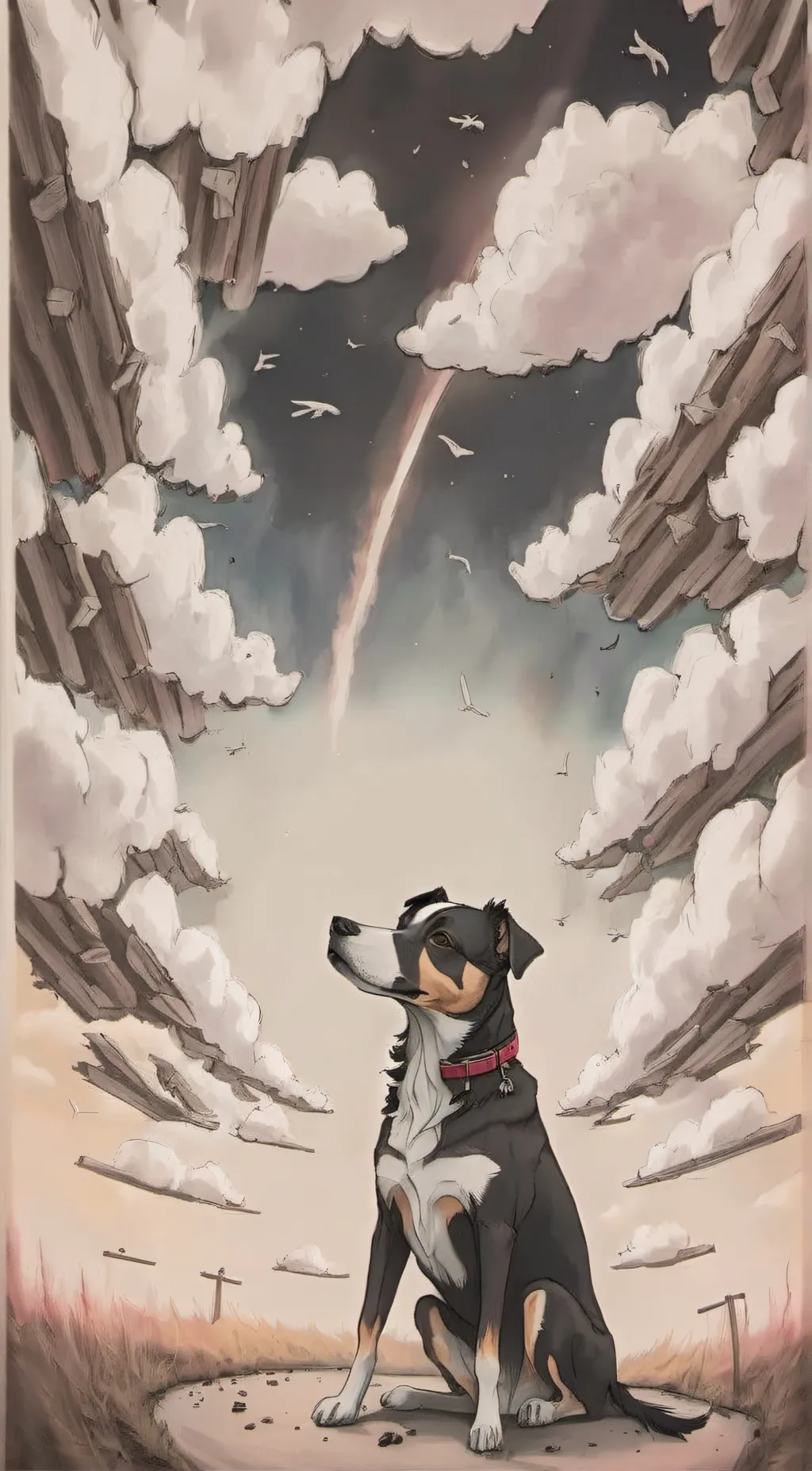 ai character: Ur dead dog background