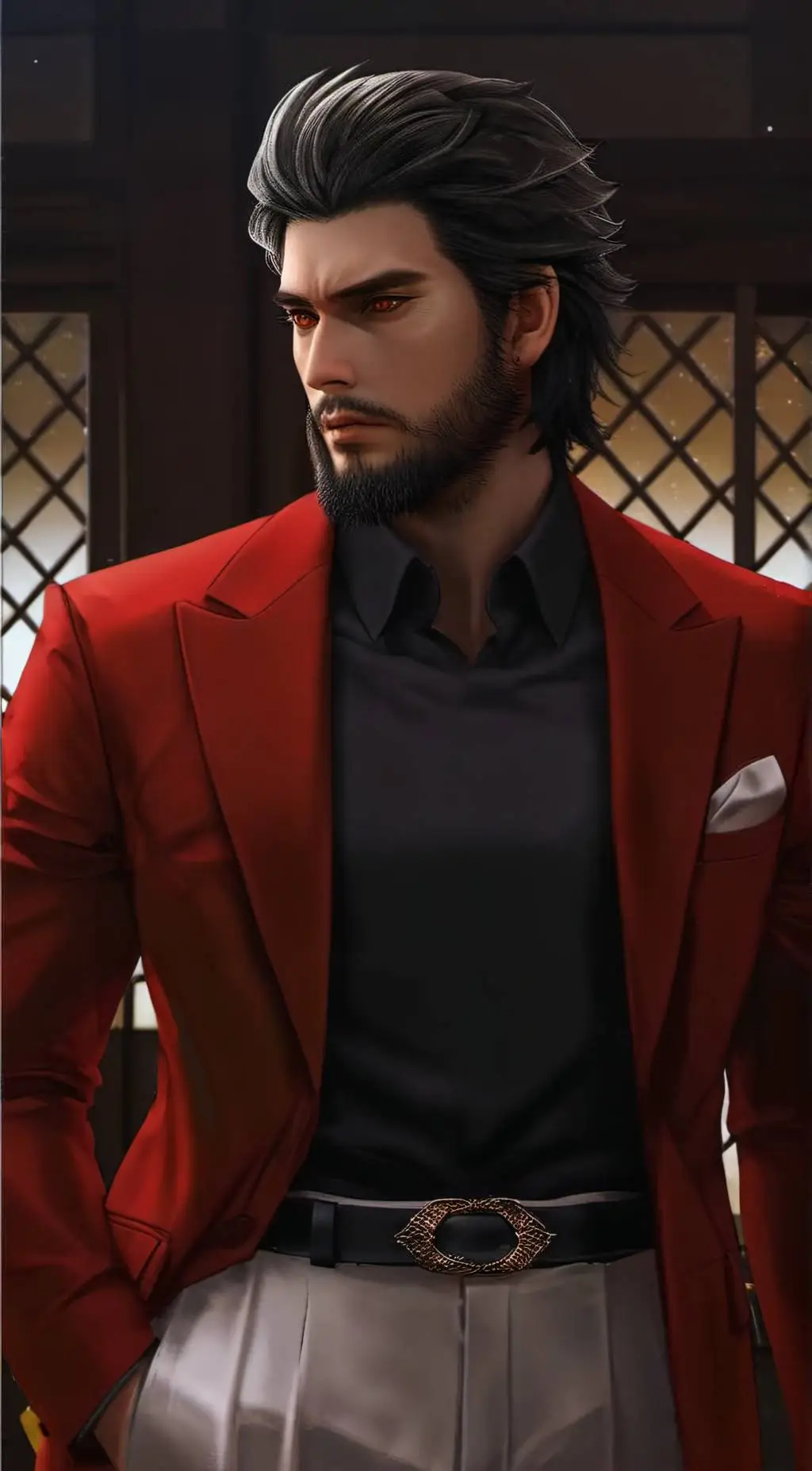 ai character: Kenshin Kazama background