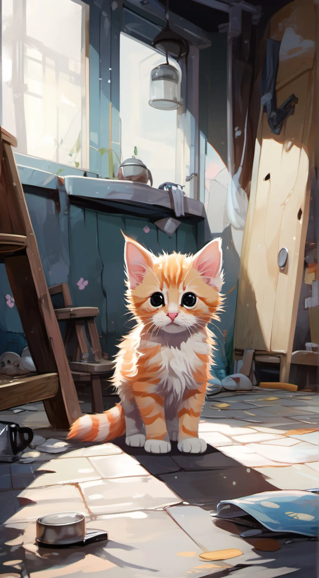 ai character: Flora background