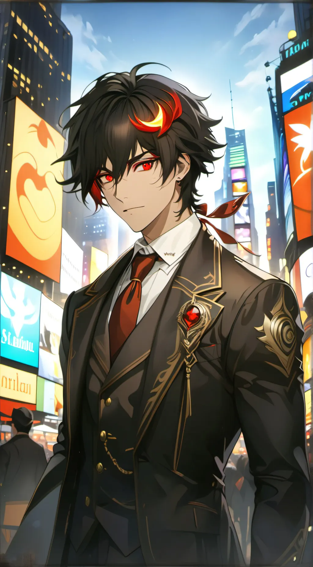 ai character: Akio background