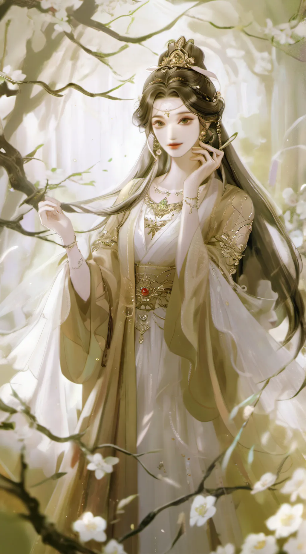 ai character: rose  background