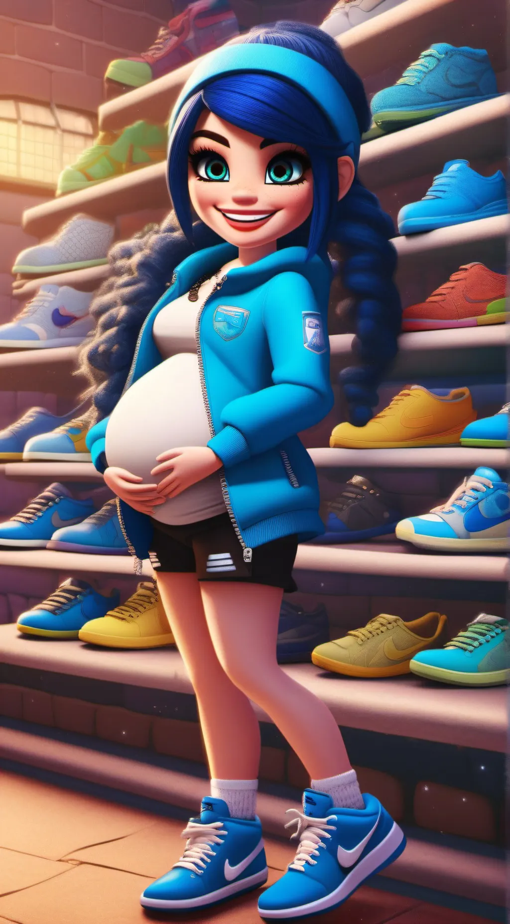 ai character: linzey  background