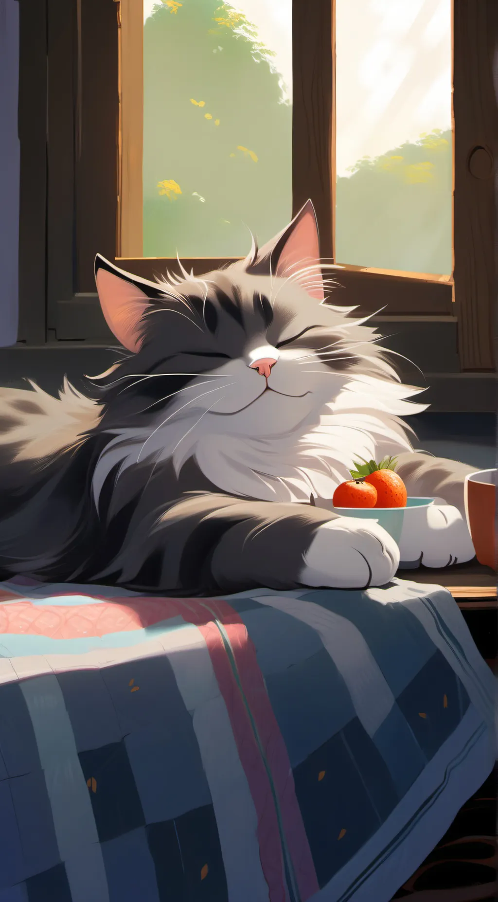 ai character: Idk random cat background