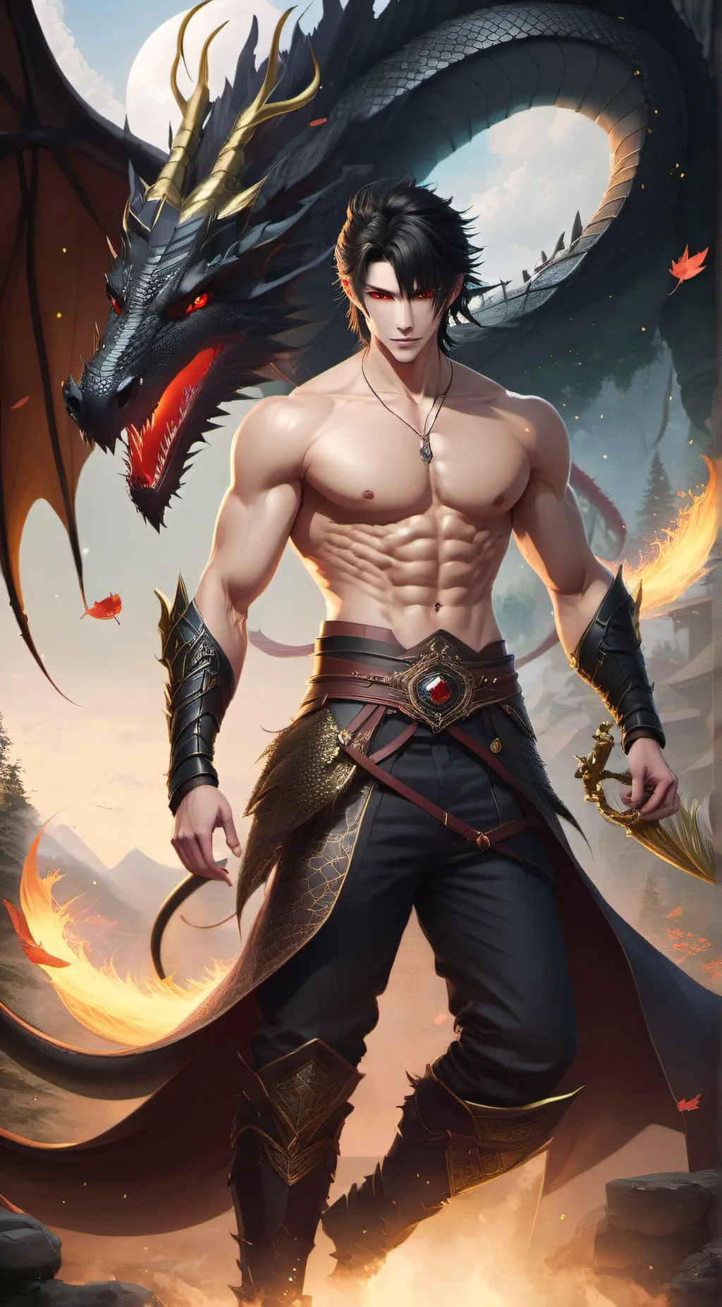 ai character: Draco background