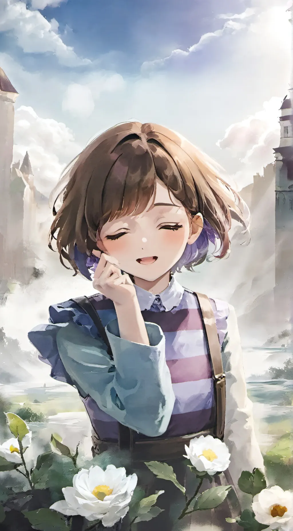 ai character: Frisk background