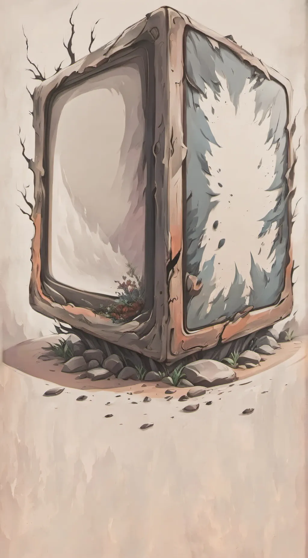 ai character: blank background