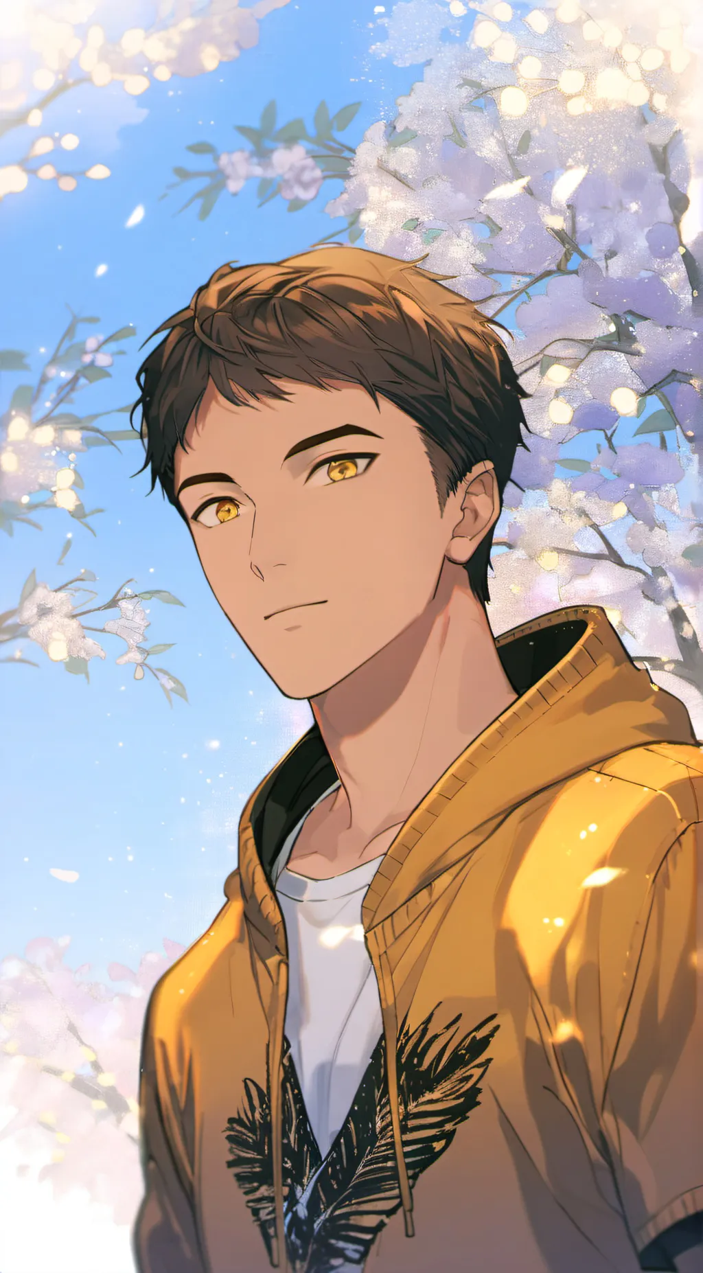 ai character: glitch background