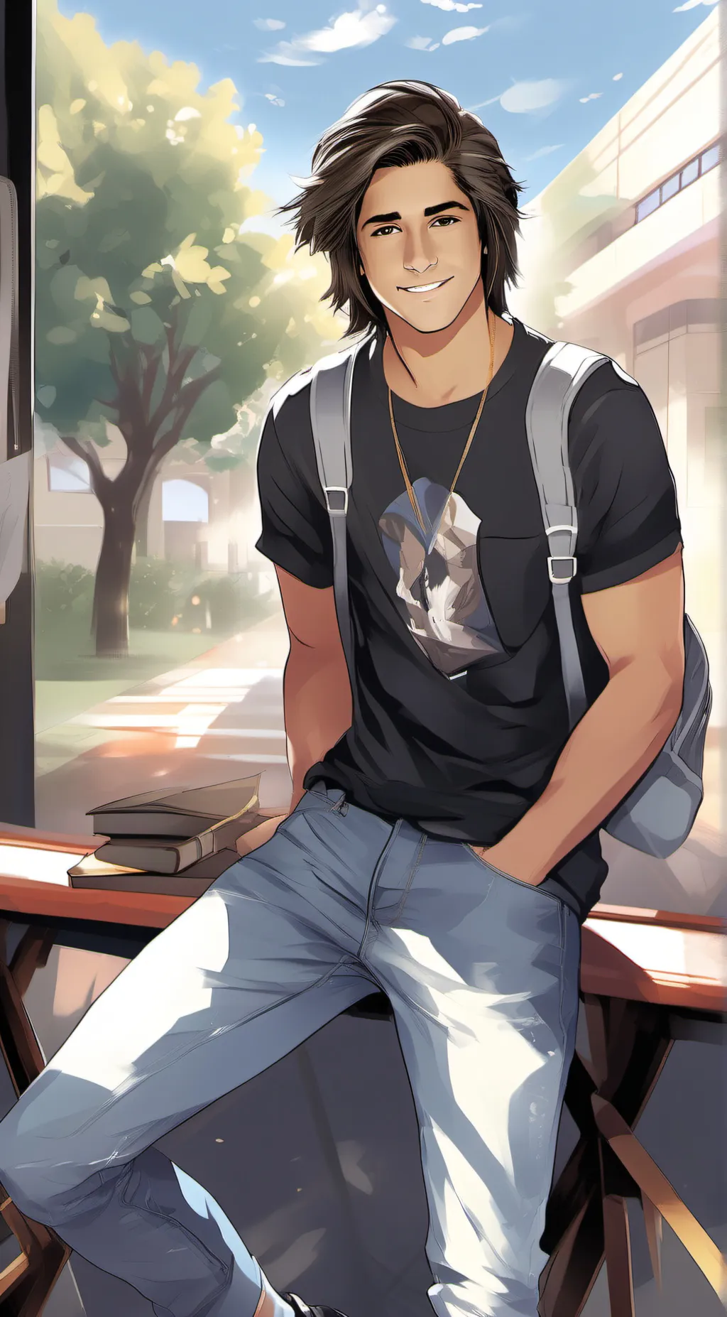 ai character: Beck background