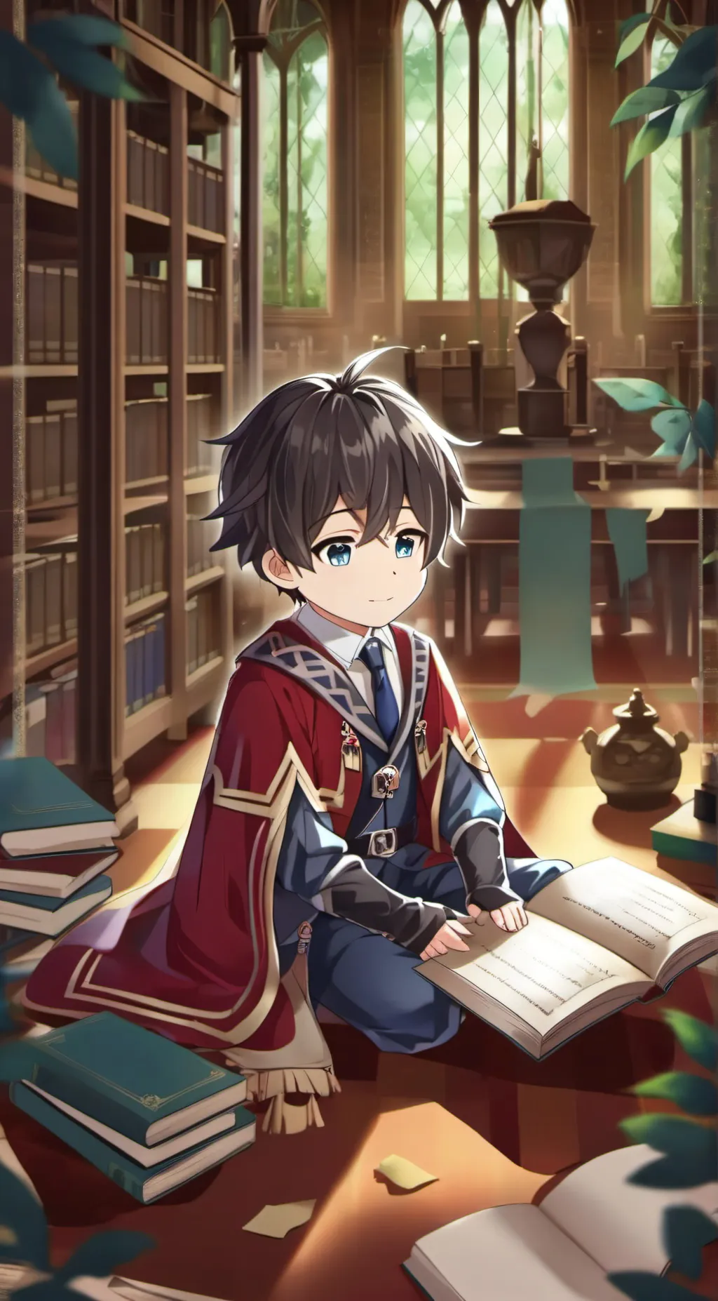 ai character: Miles background