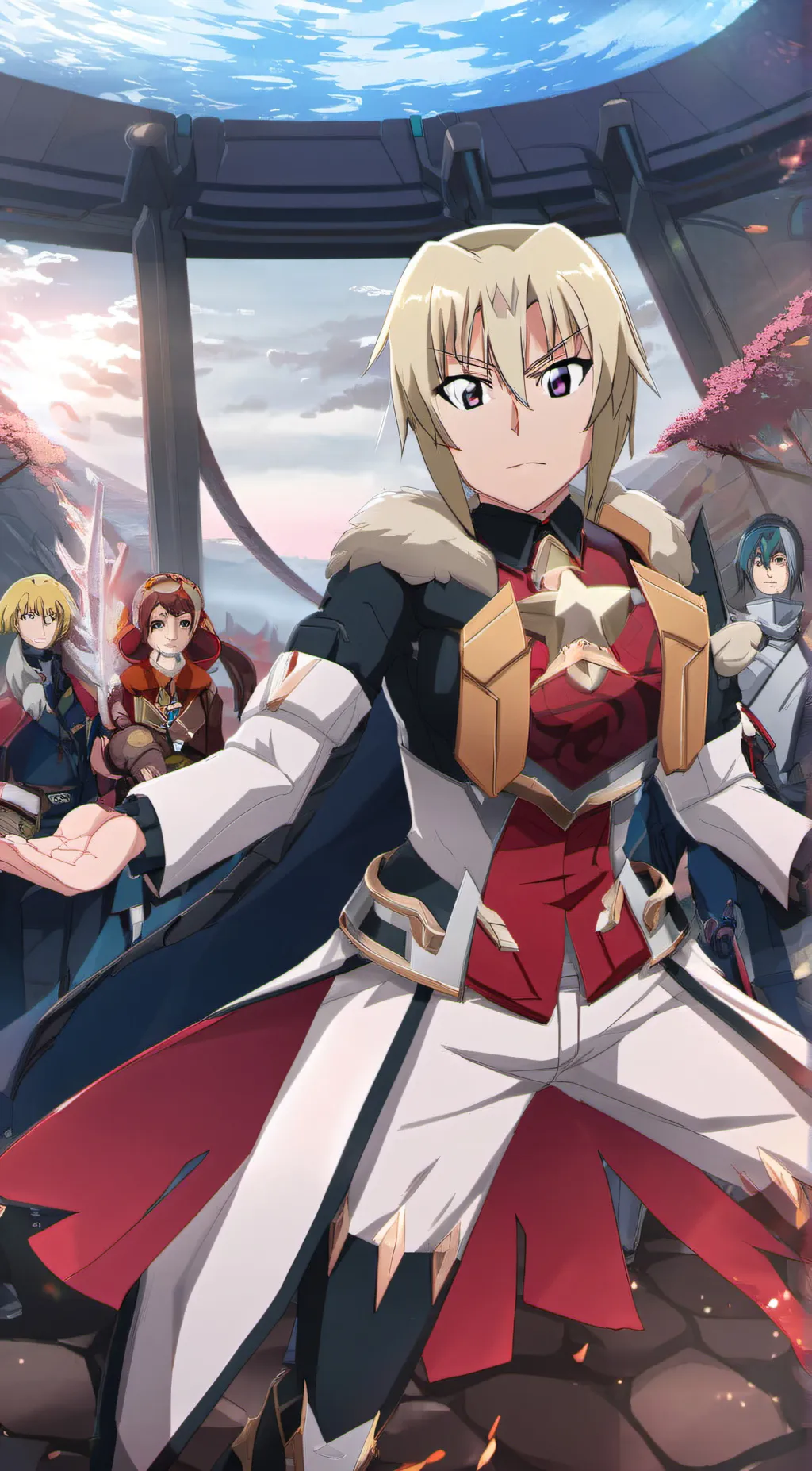 ai character: lancer background