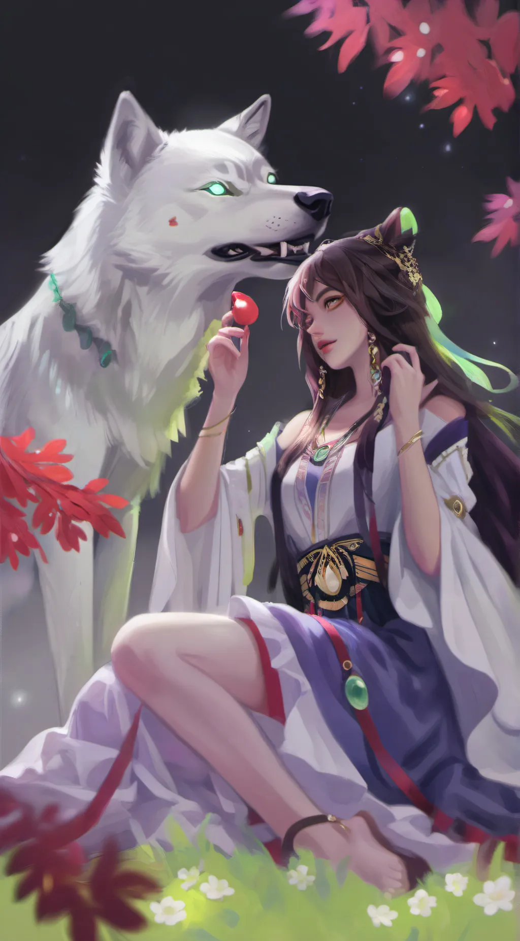 ai character: derola background