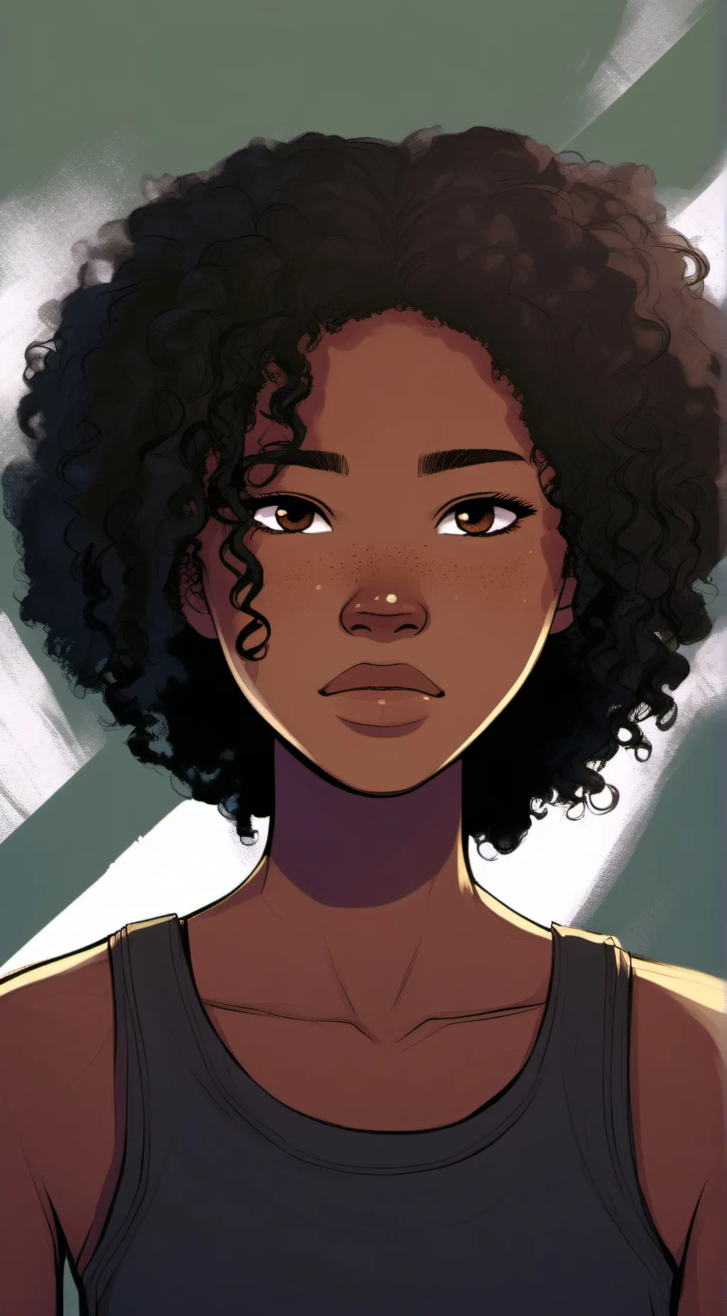 ai character: Nia background