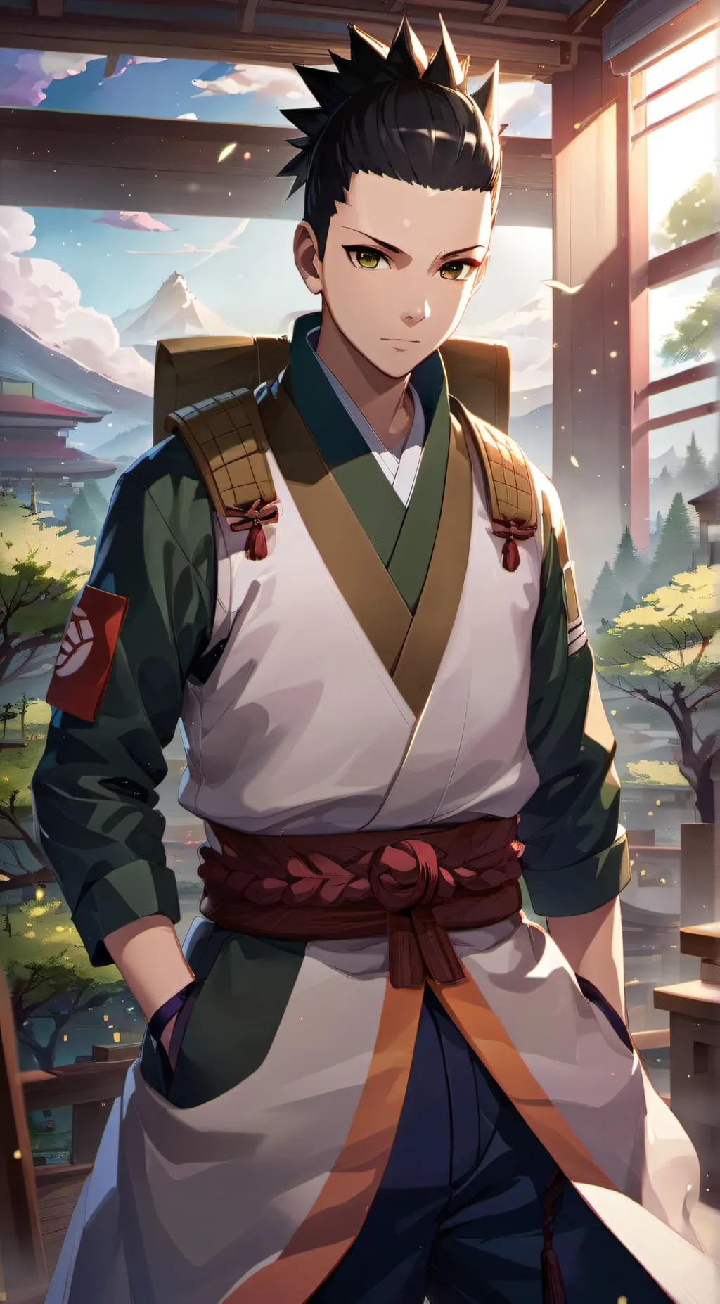 ai character: Shikamaru Nara background