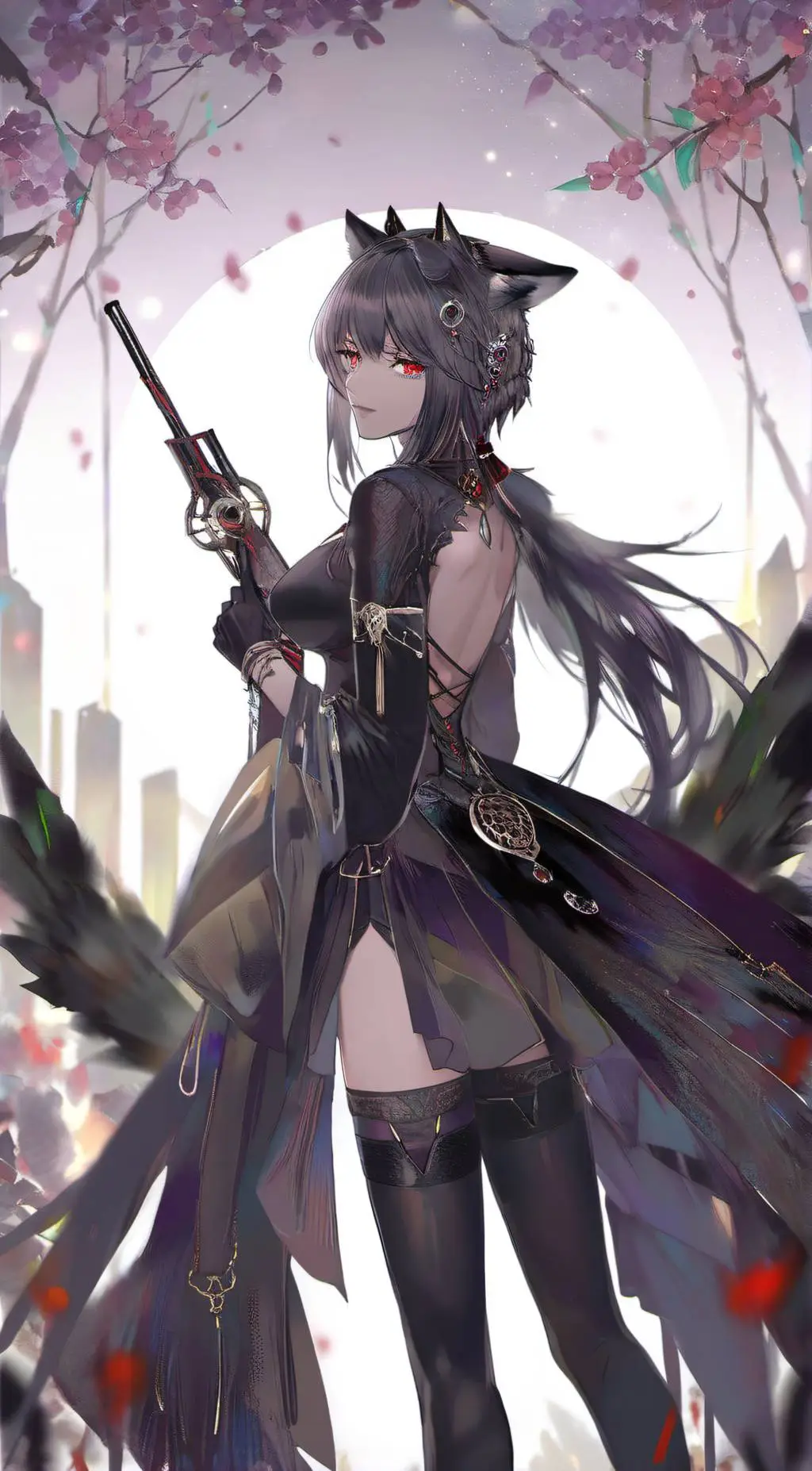 ai character: Luna background