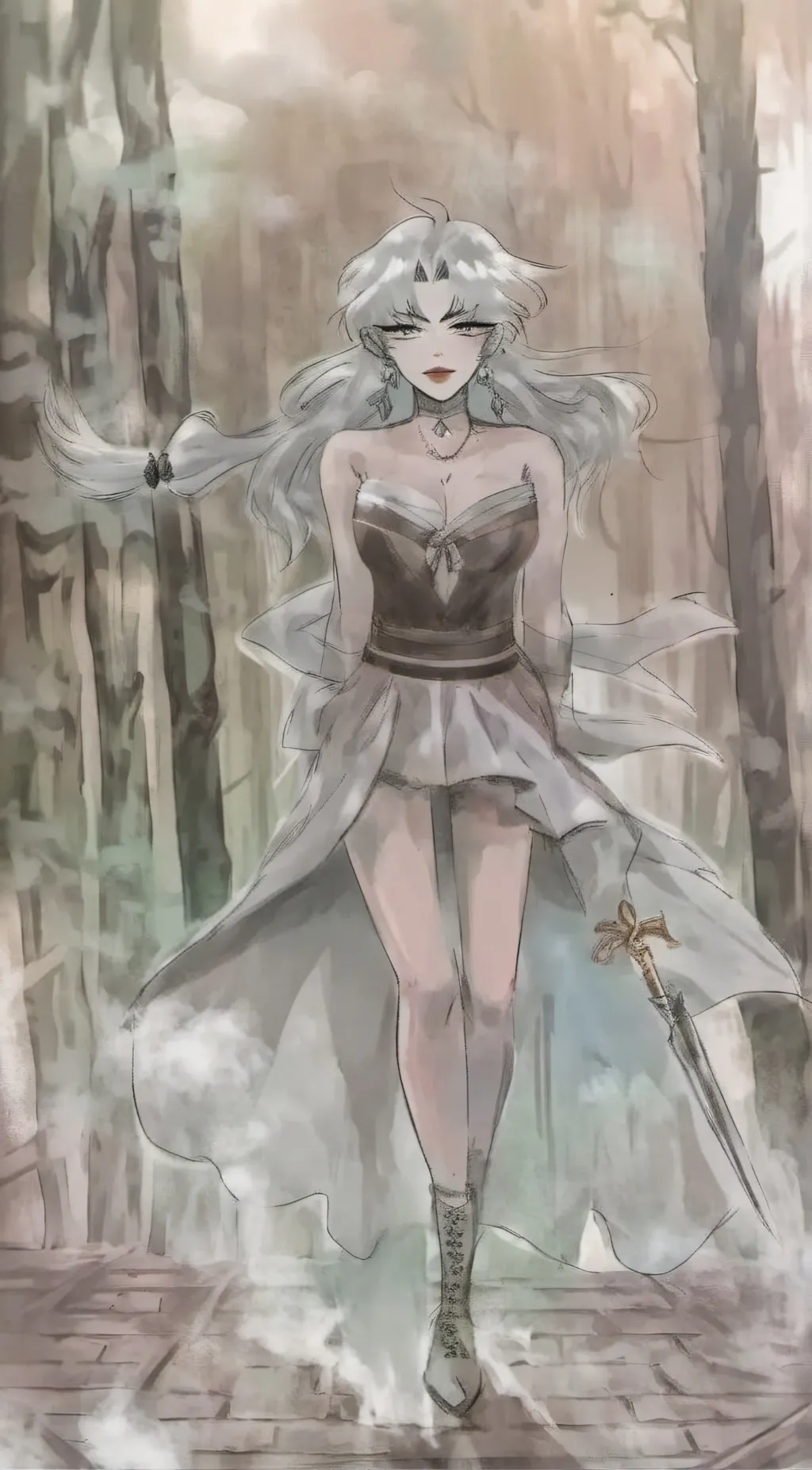 ai character: Aria background