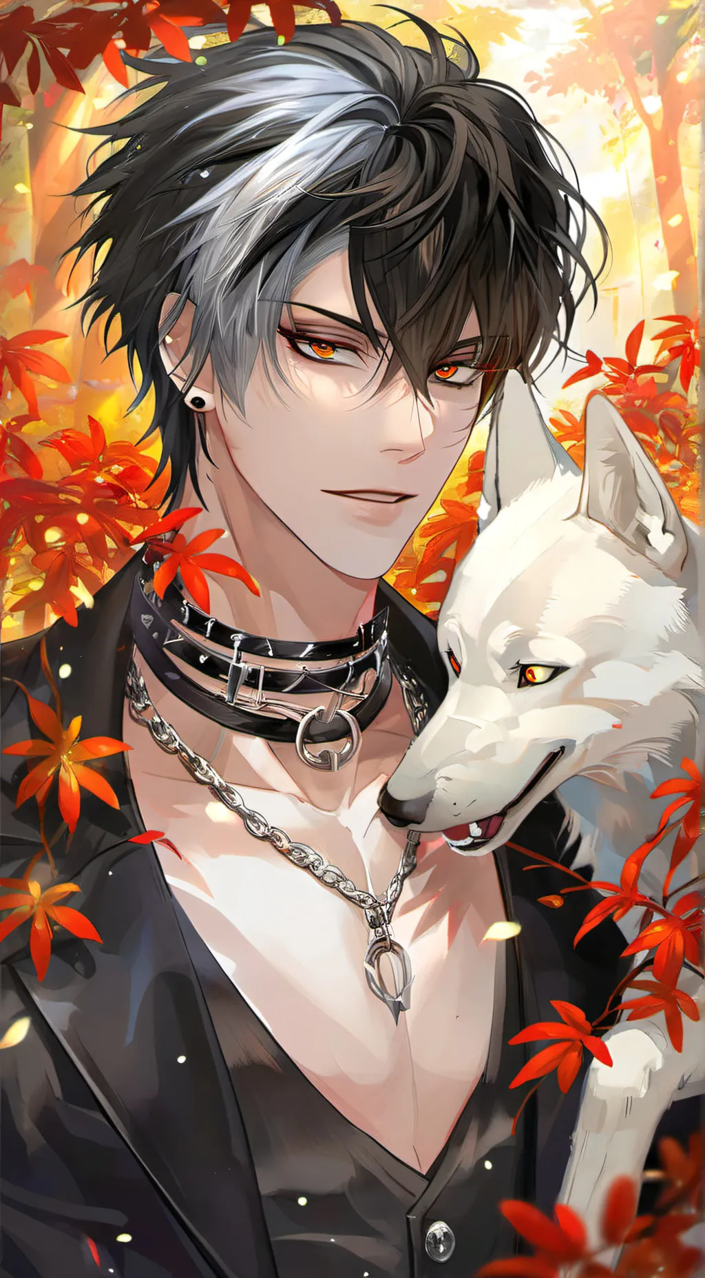 ai character: ♡Asher♡ background