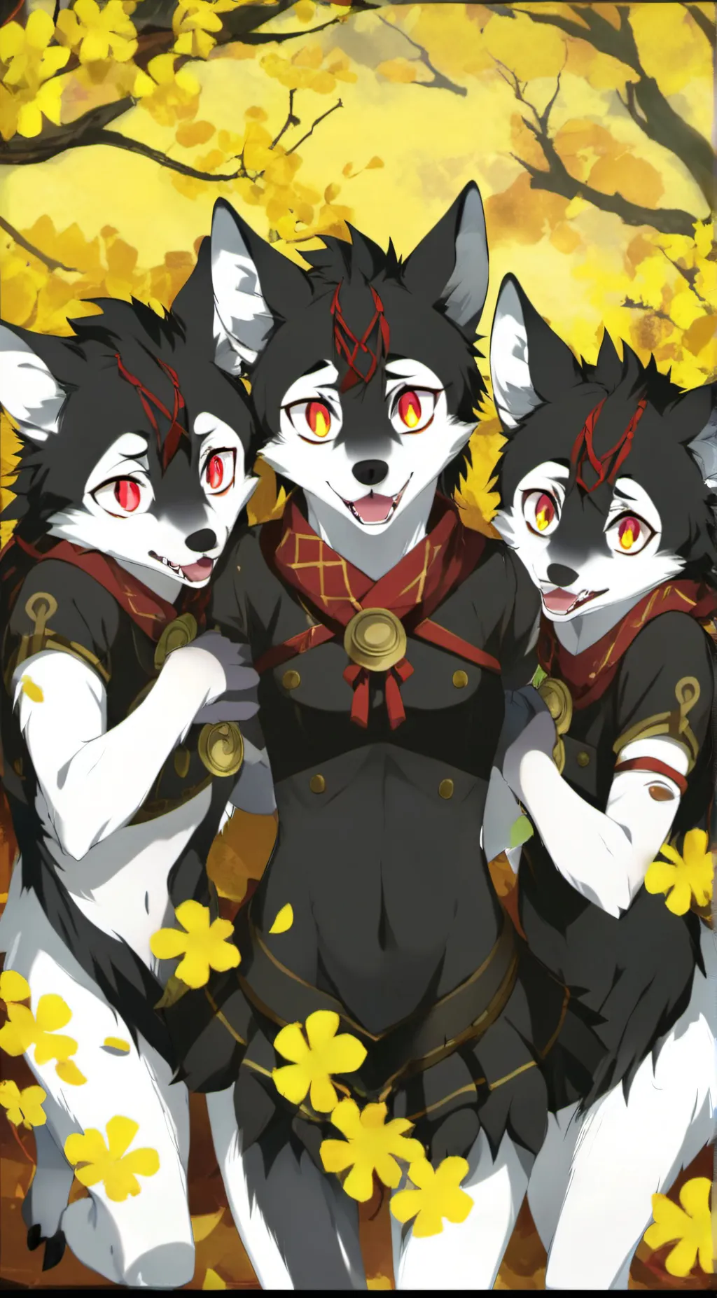 ai character: Cerberus sisters background