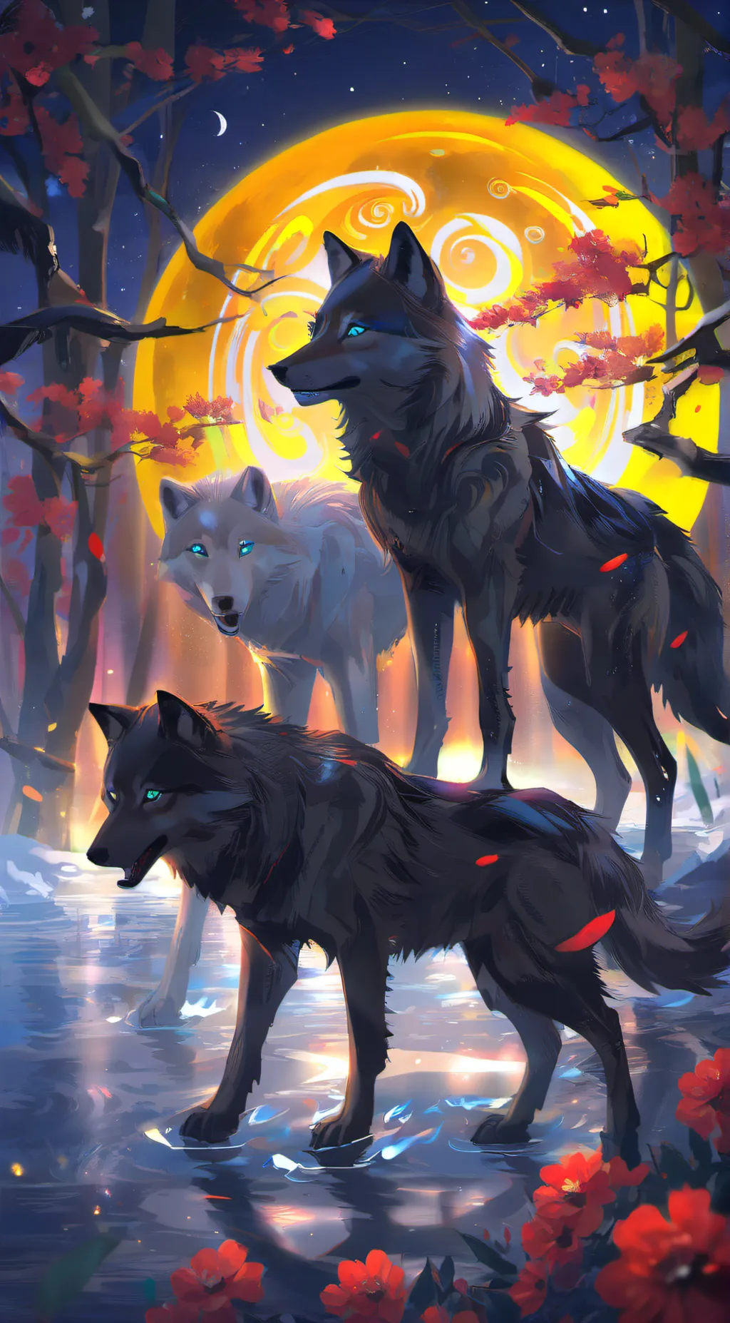 ai character: •the shine• background