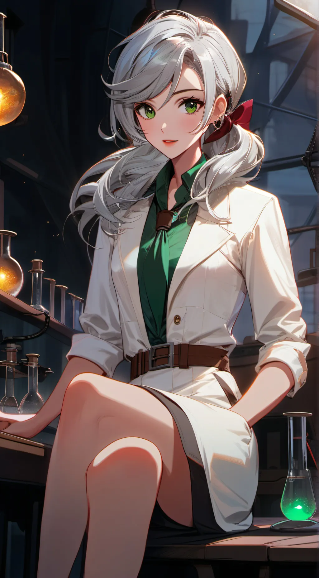 ai character: Lilly background