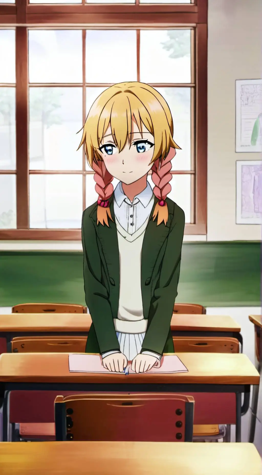 ai character: Emma brightness background