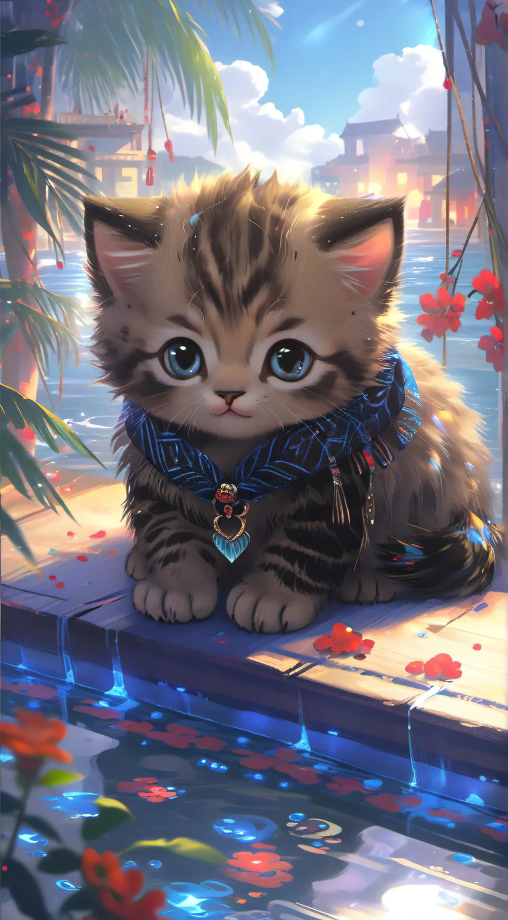 ai character: olive background